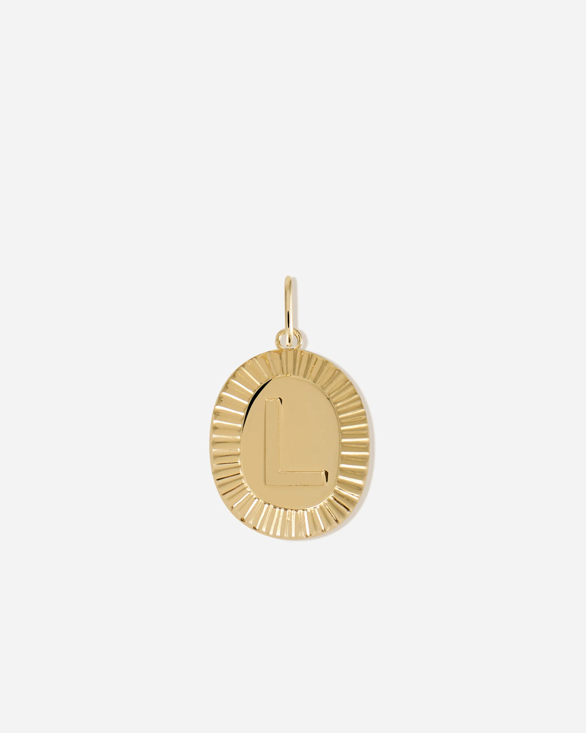 Coin Letter Charm