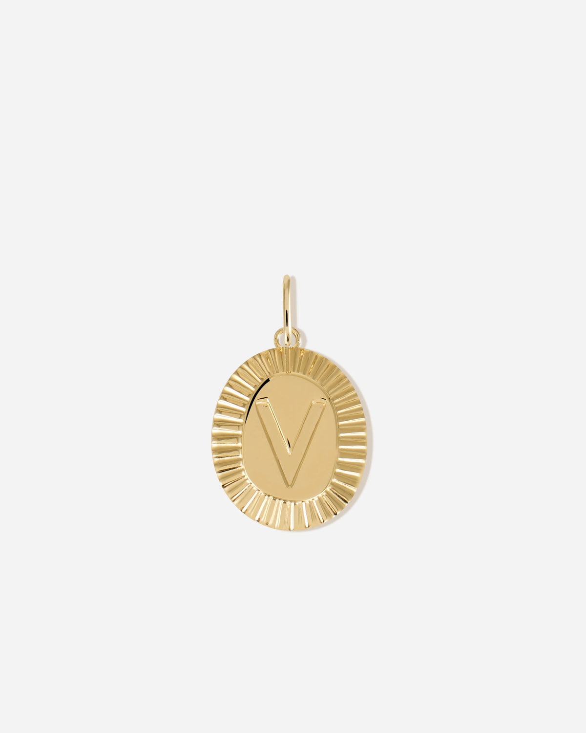 Coin Letter Charm