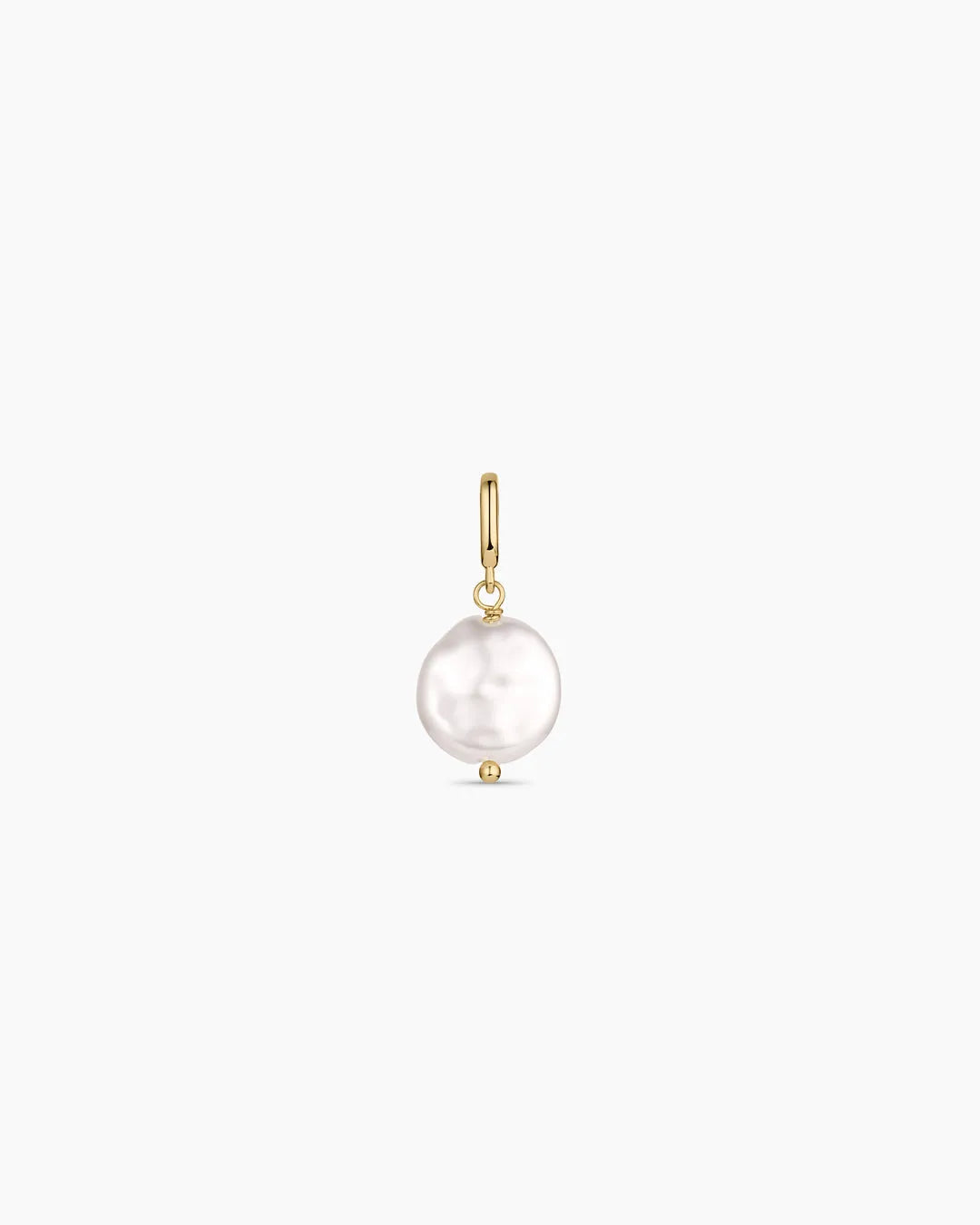 Coin Pearl Parker Charm in 18K Gold Plated