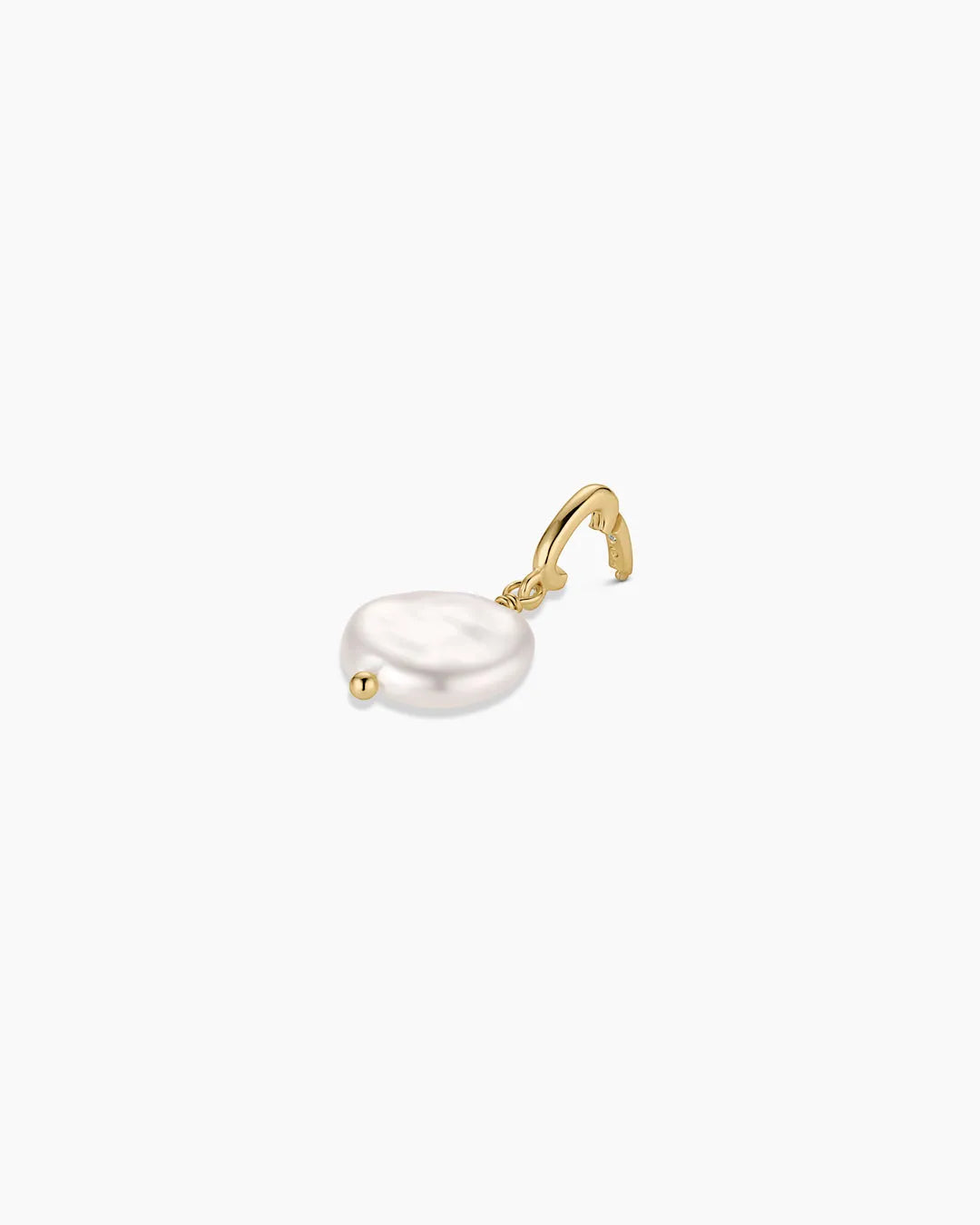 Coin Pearl Parker Charm in 18K Gold Plated