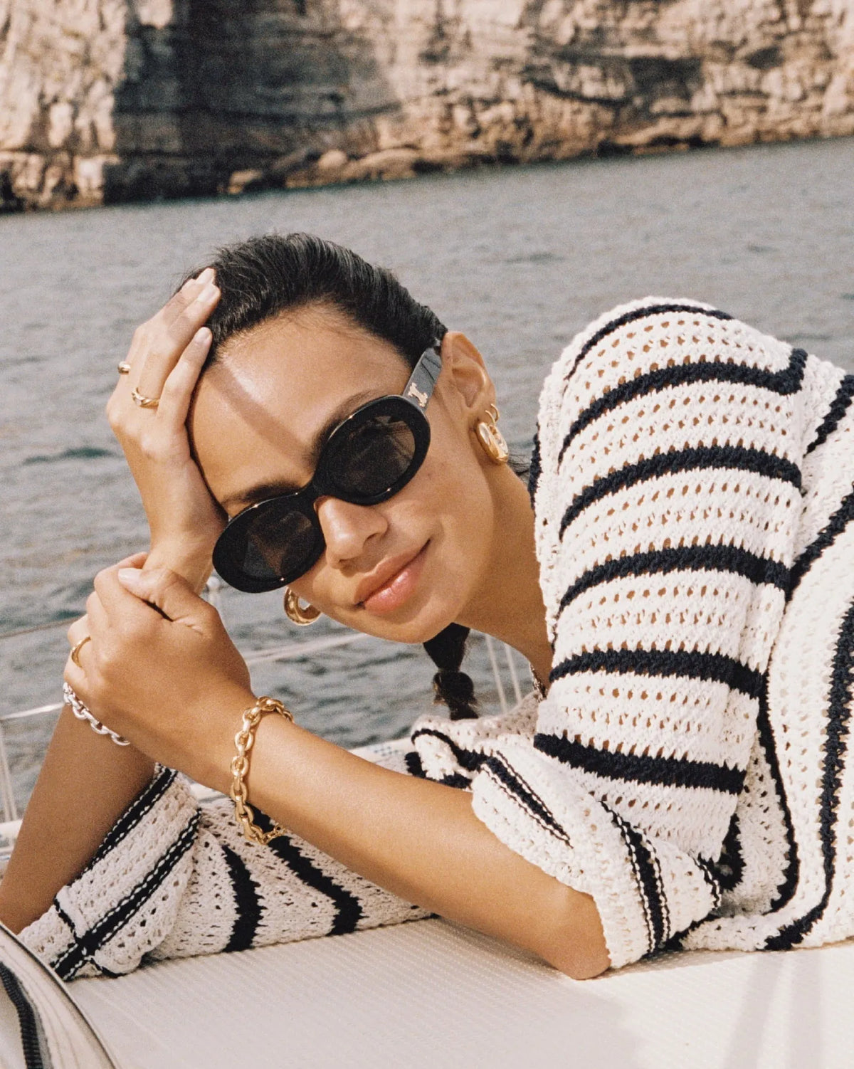 Corsica Large Hoop Earrings