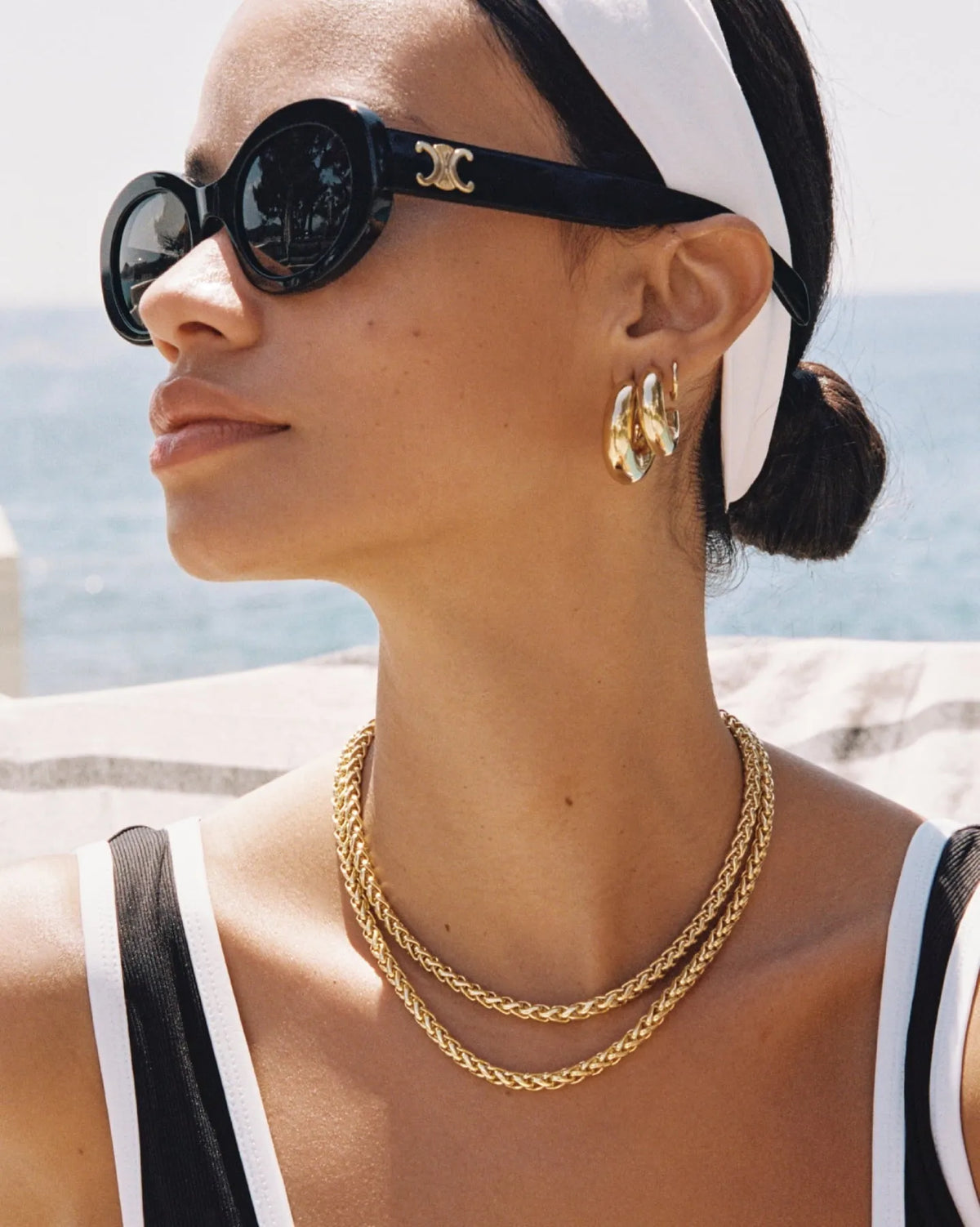 Corsica Large Hoop Earrings