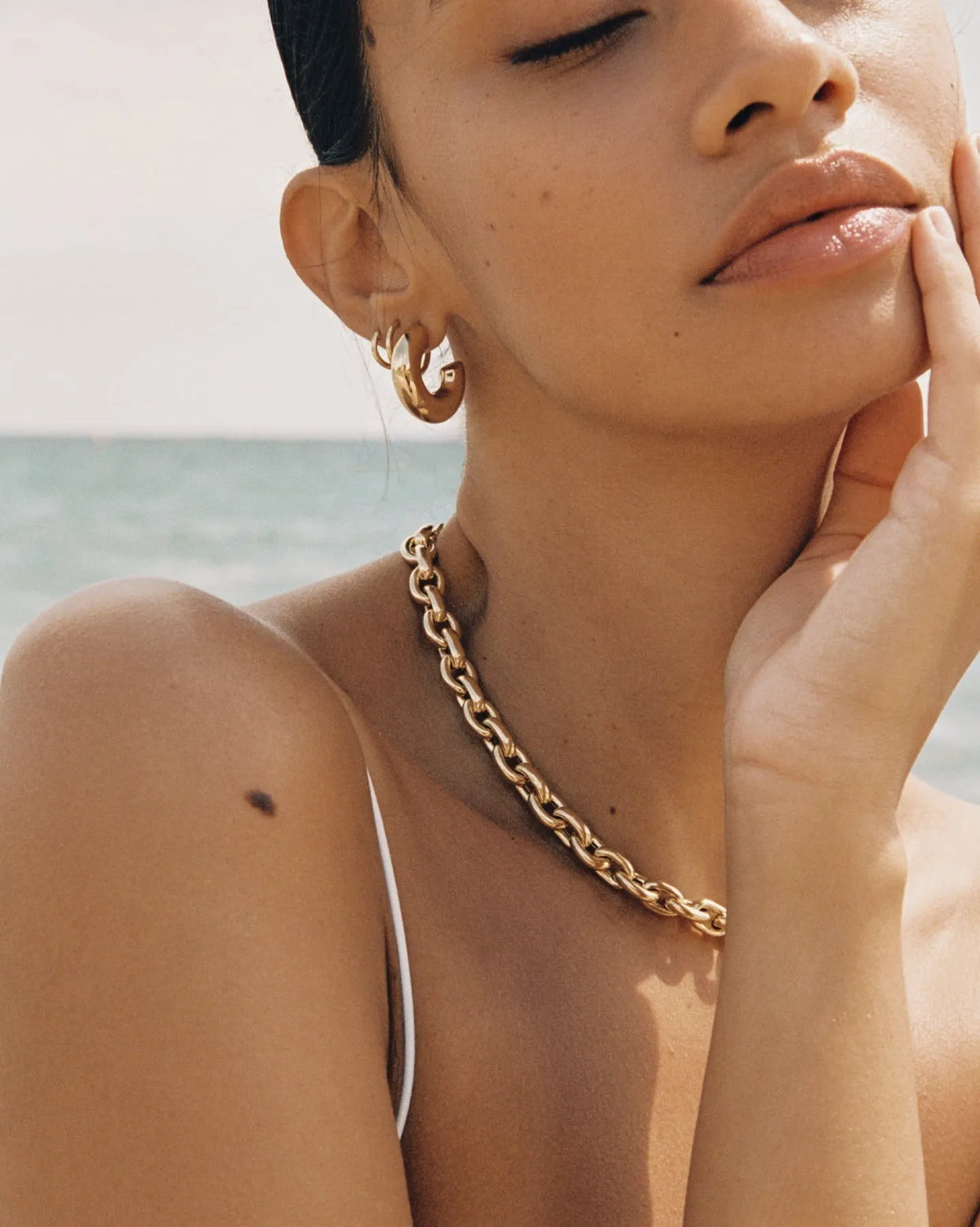 Corsica Medium Hoop Earrings