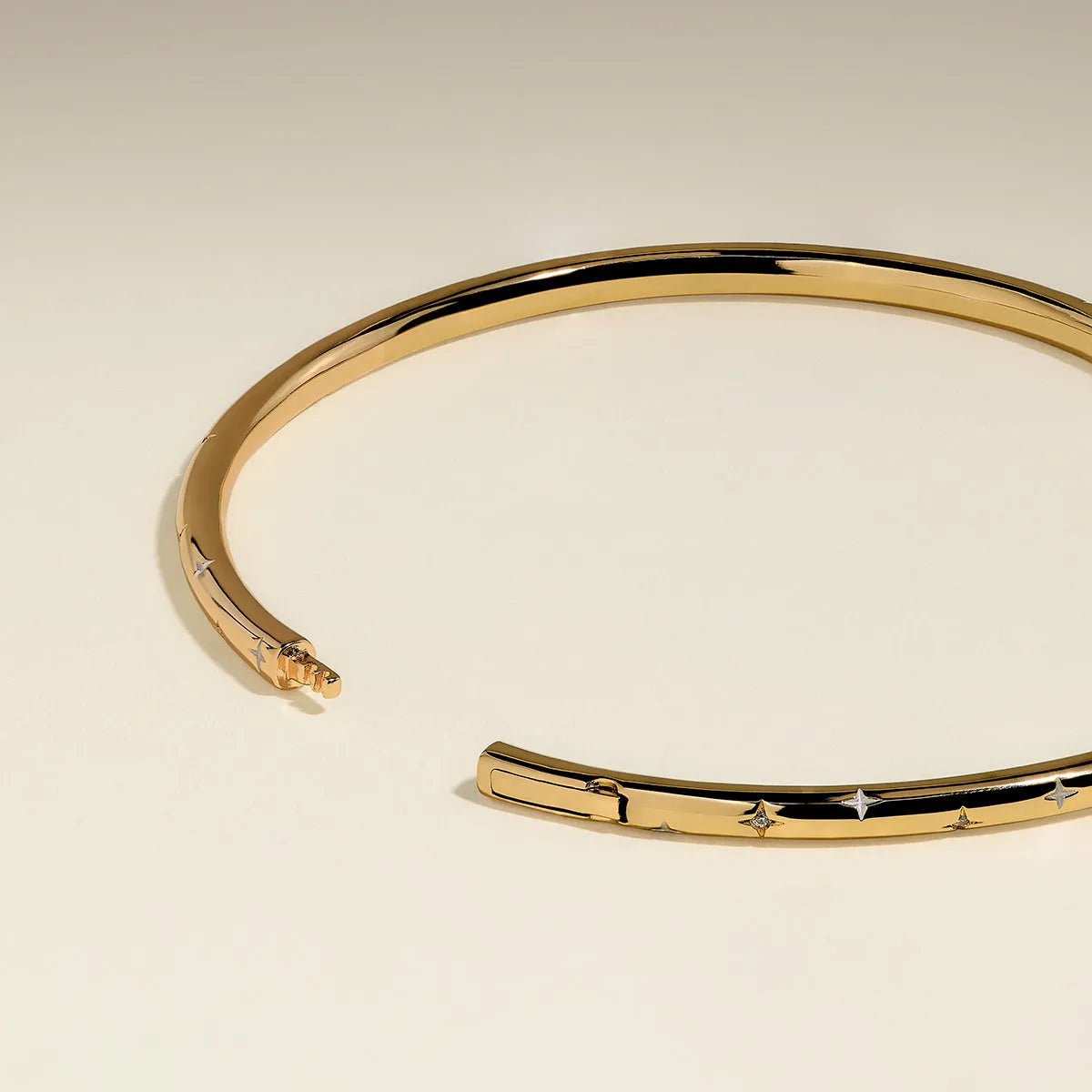 Cosmic Dome Bangle in 18K Gold Plated