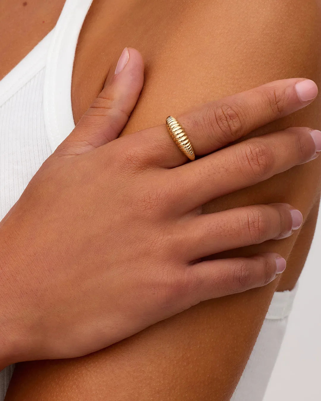 Cress Ring in 18K Gold Plated