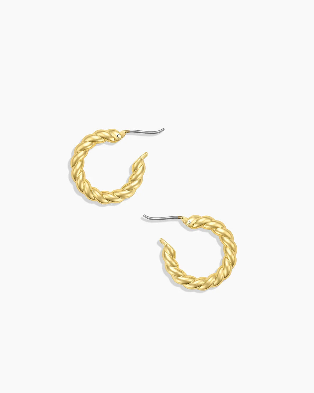 Crew Hoops in 18K Gold Plated