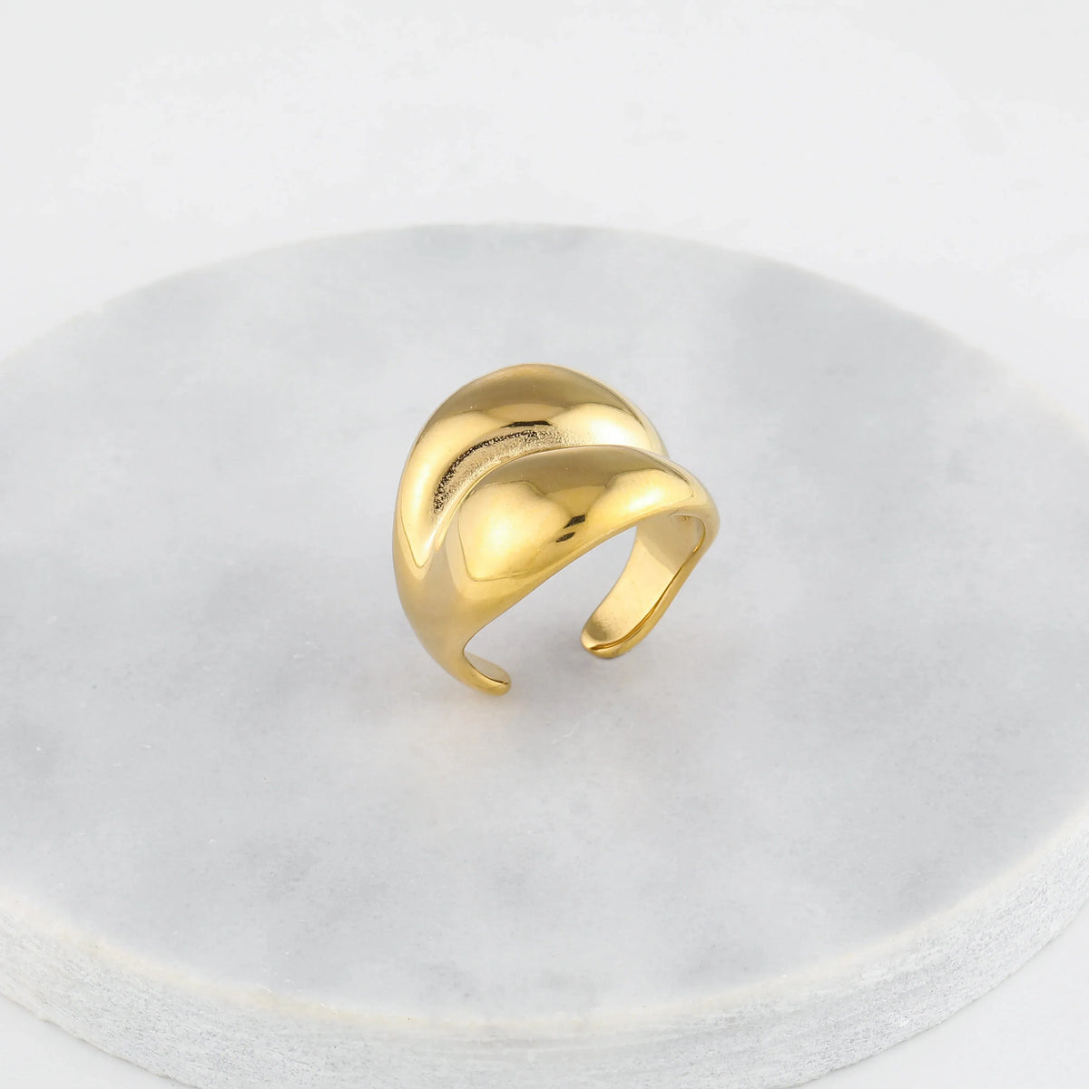 Crossover Dome Ring