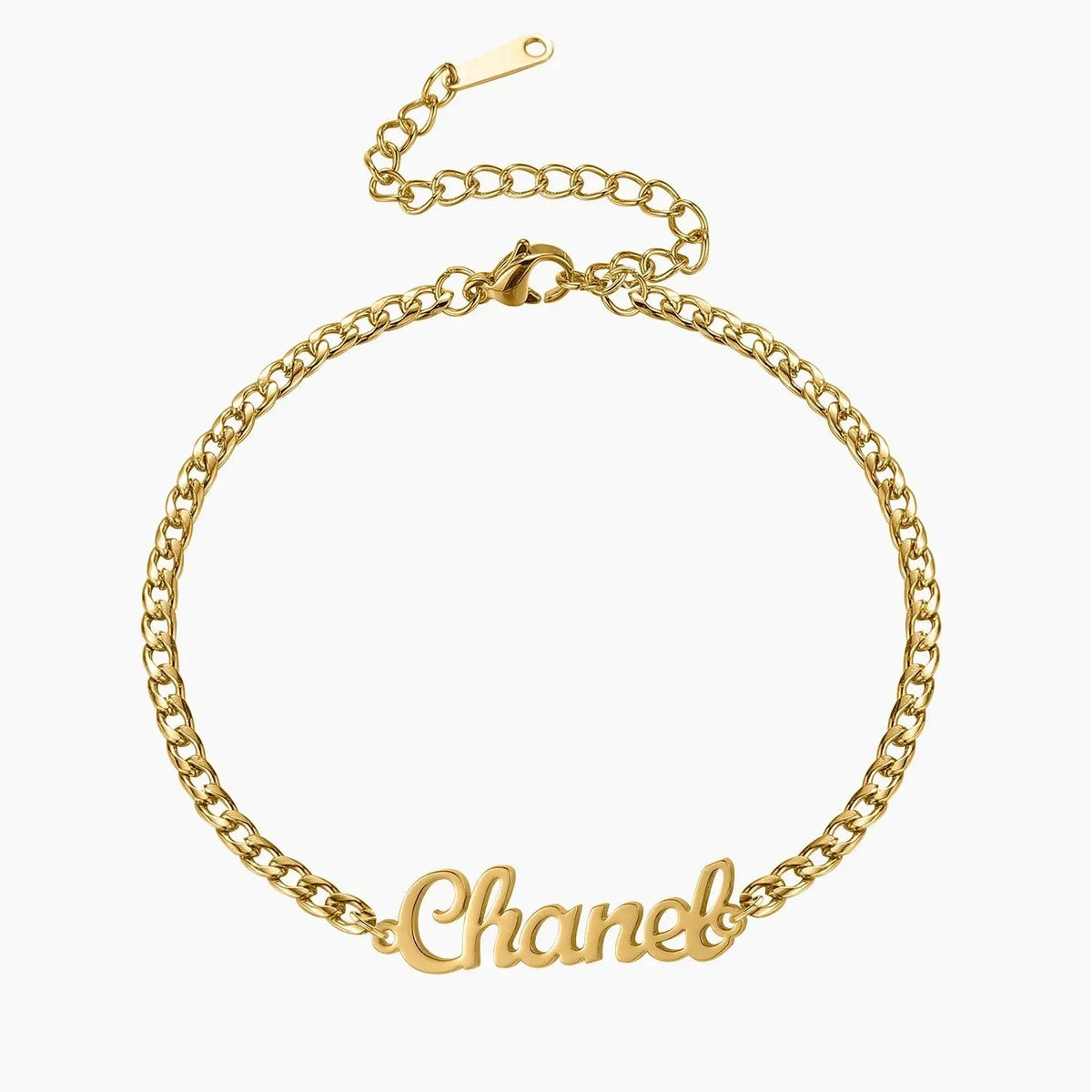 Custom Name Cuban Chain Bracelet