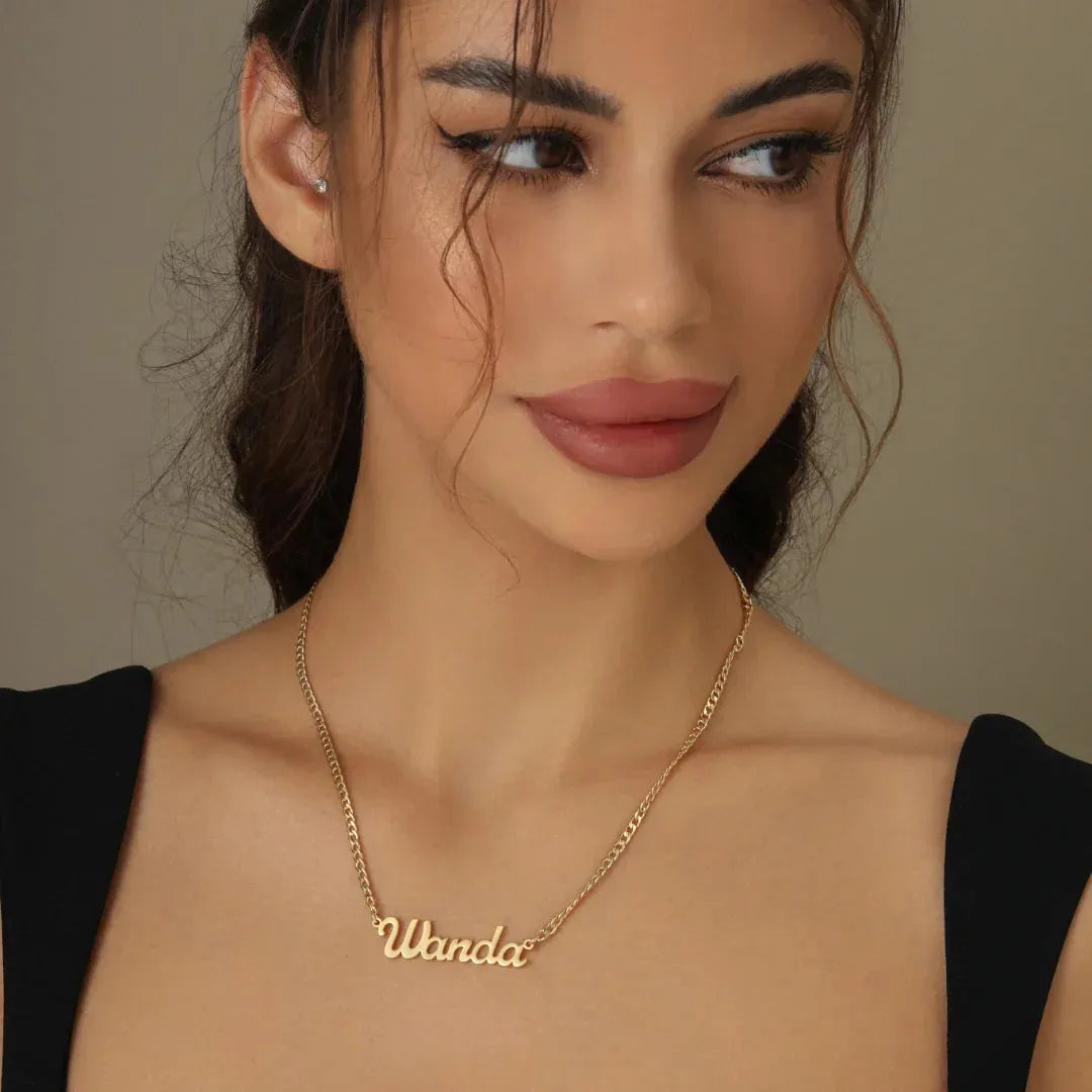 Custom Name Cuban Chain Necklace