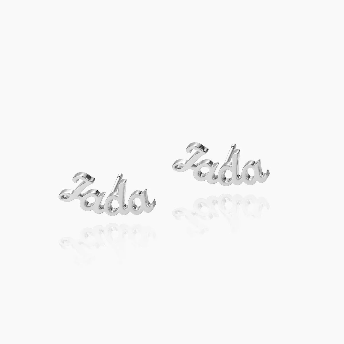 Custom Name Stud Earrings