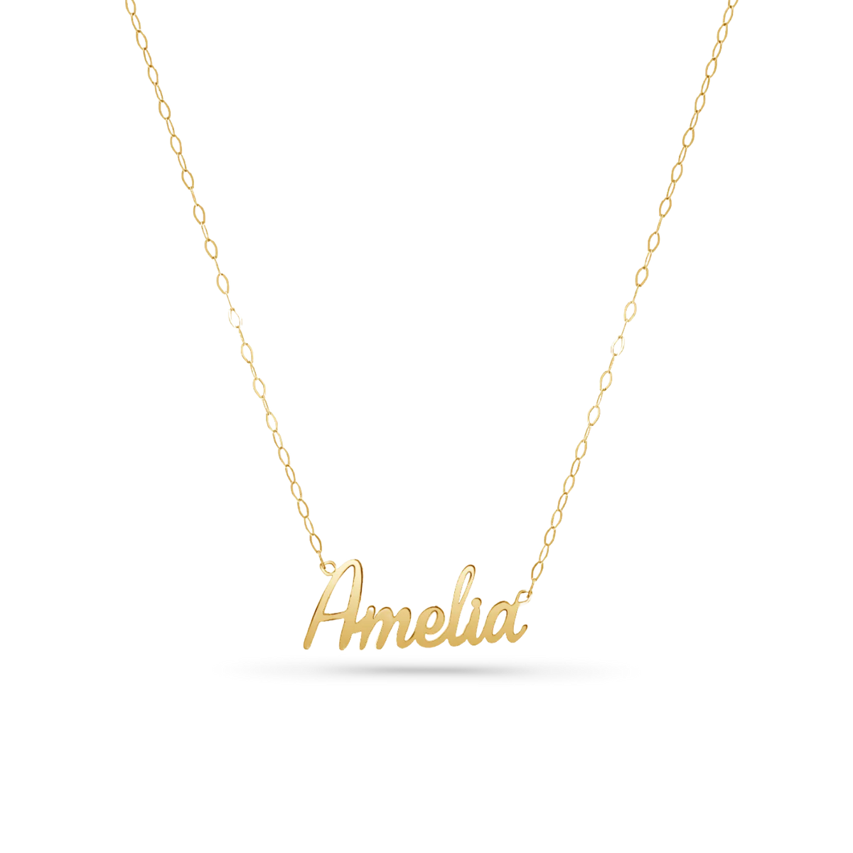 Dainty Personalized Name Necklace in 14K Gold