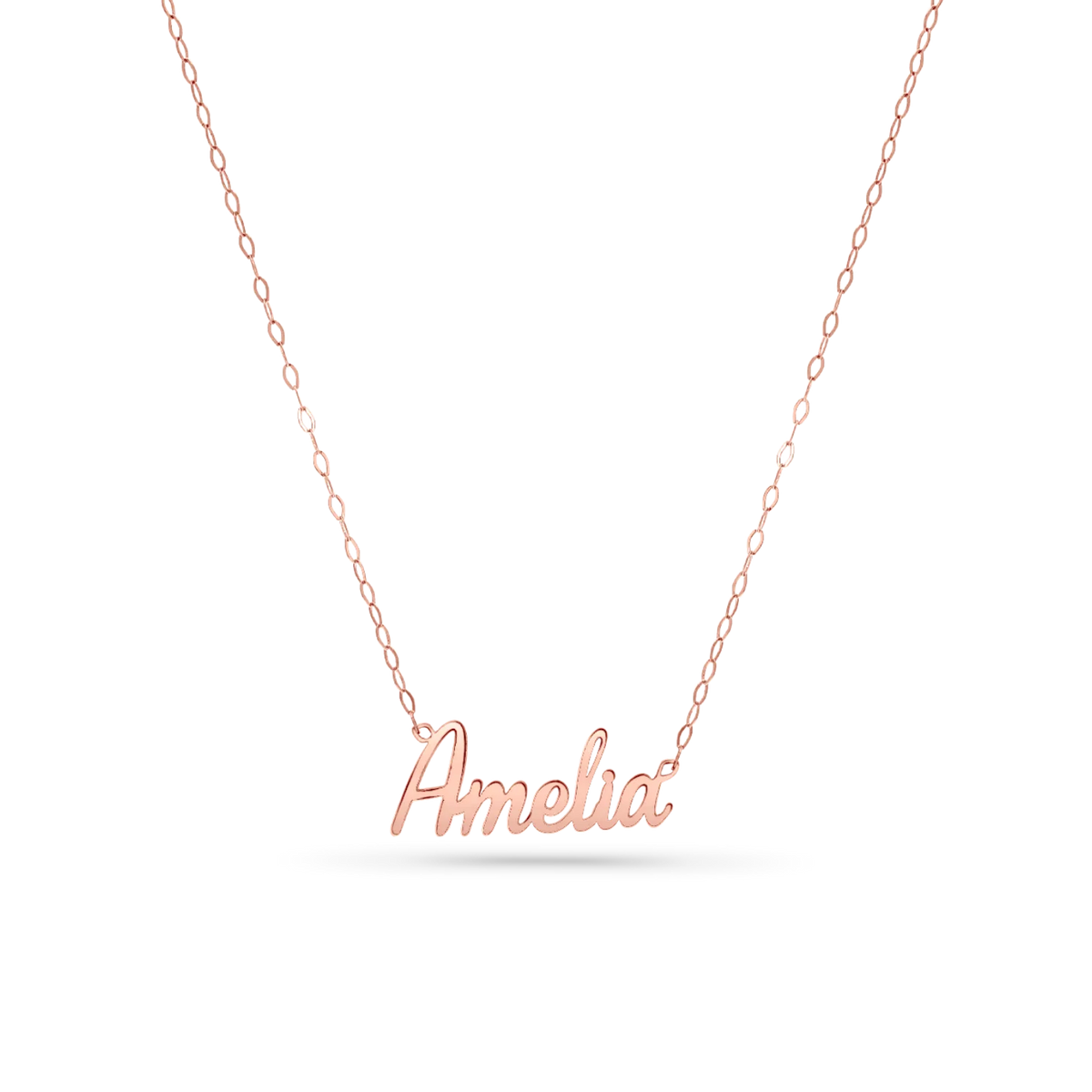 Dainty Personalized Name Necklace in 14K Gold