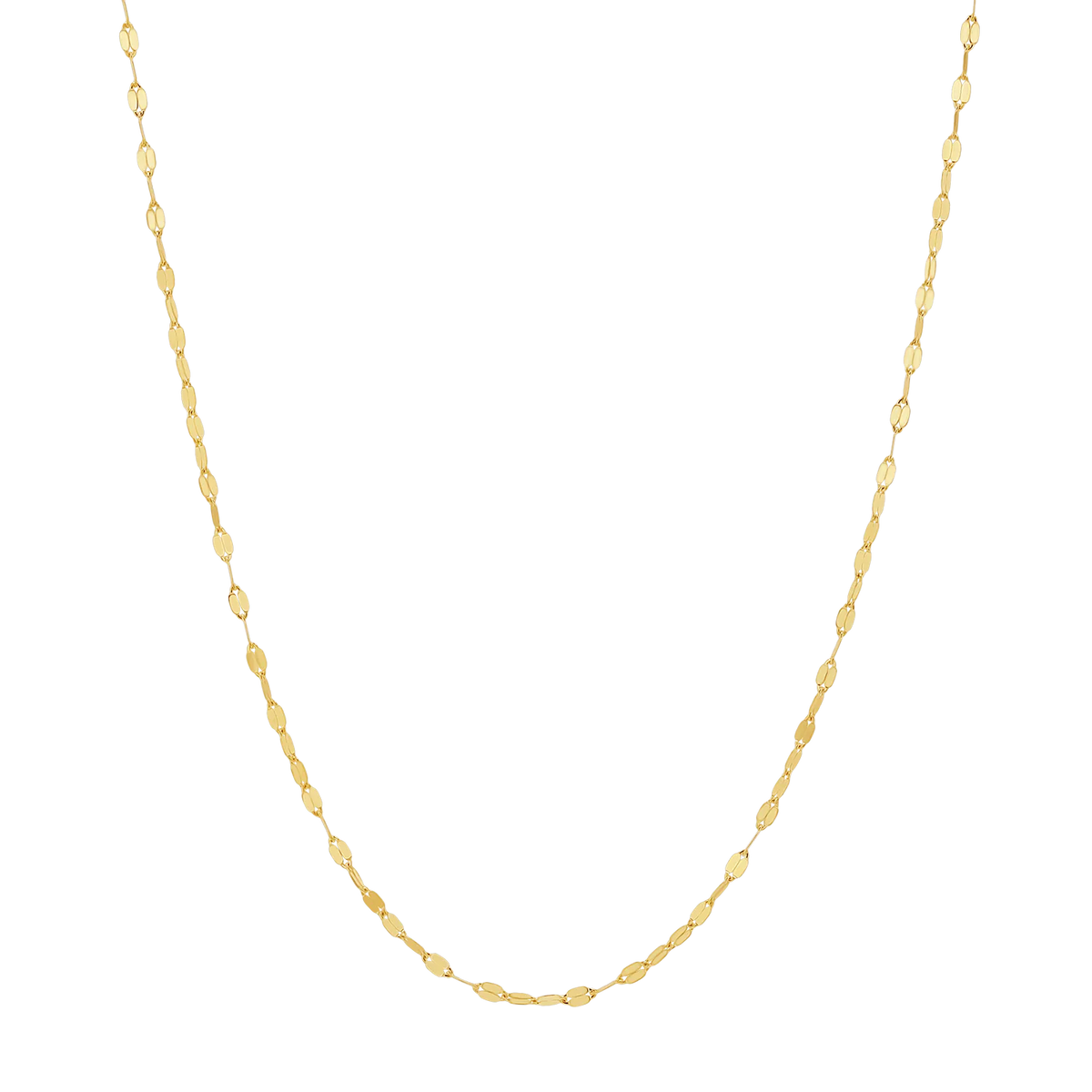 Demure Chain Necklace in 14K Gold