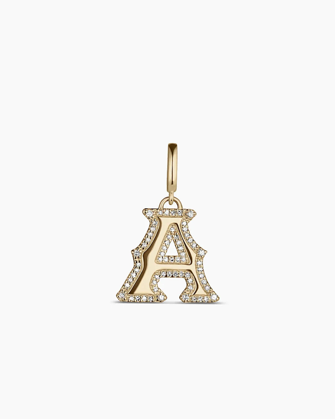 Diamond Era Alphabet Charm in 14K Gold