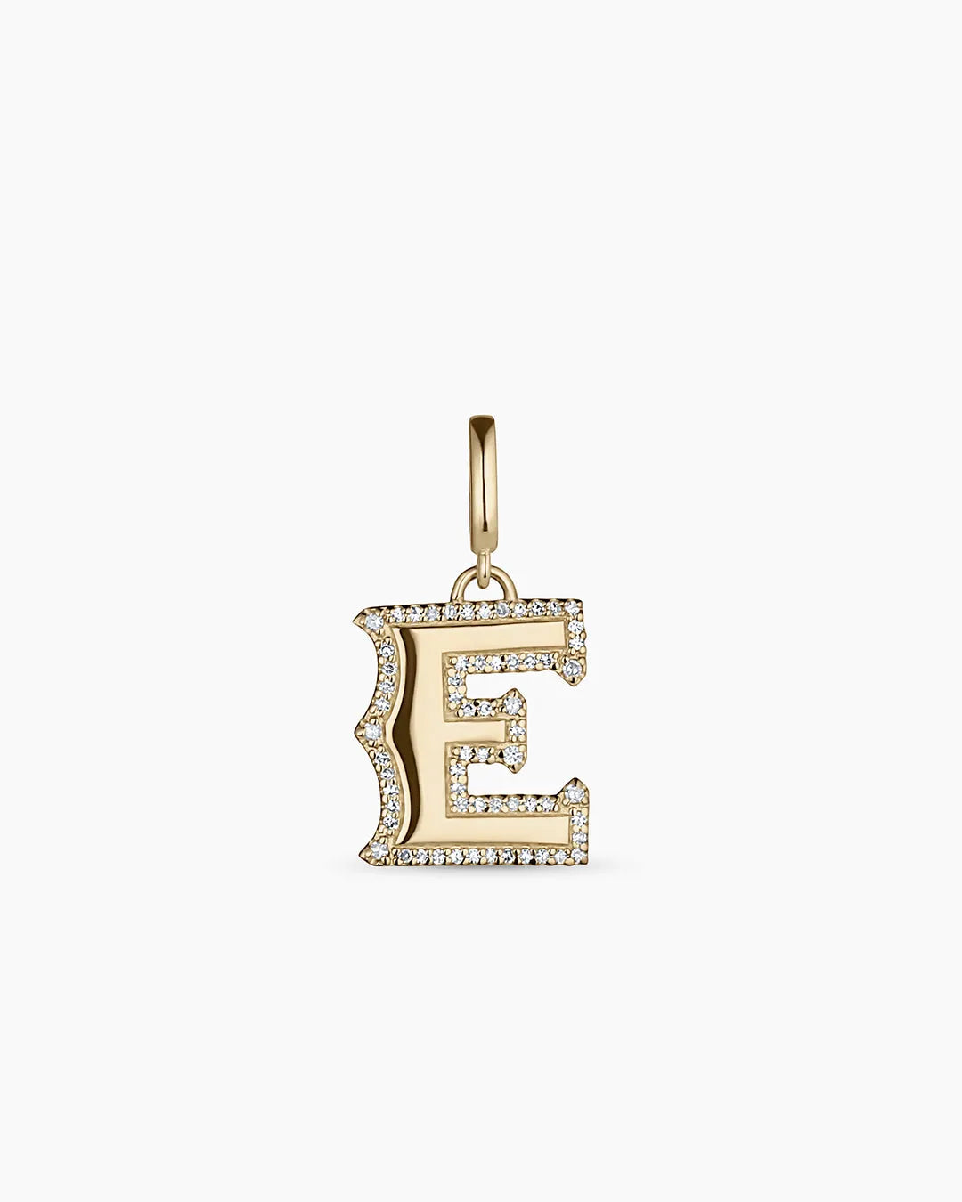 Diamond Era Alphabet Charm in 14K Gold