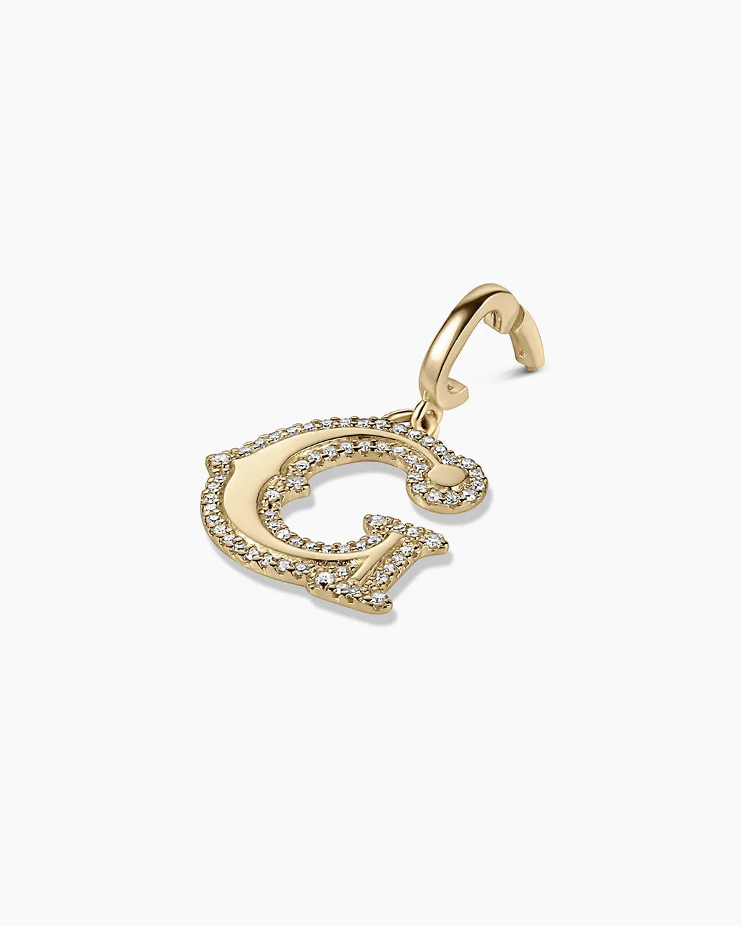 Diamond Era Alphabet Charm in 14K Gold