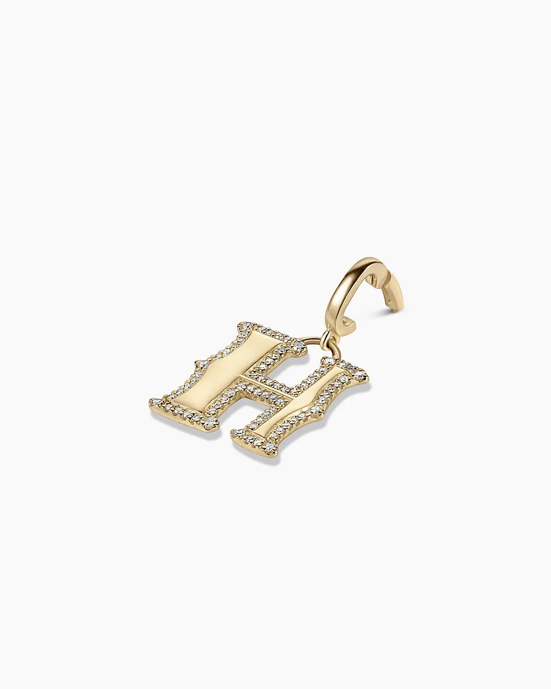 Diamond Era Alphabet Charm in 14K Gold