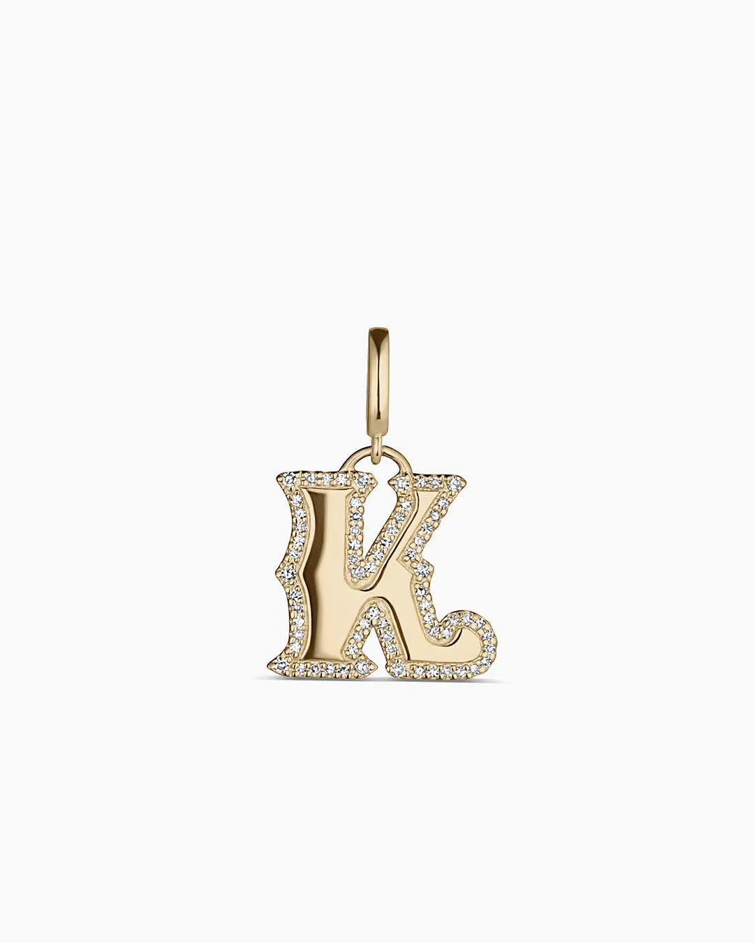 Diamond Era Alphabet Charm in 14K Gold