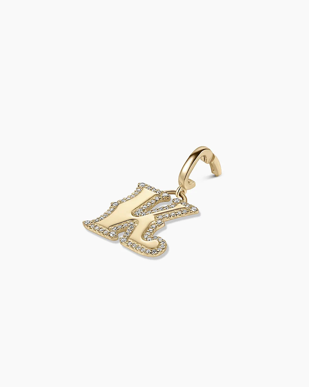 Diamond Era Alphabet Charm in 14K Gold