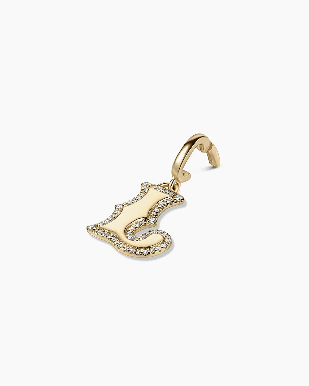 Diamond Era Alphabet Charm in 14K Gold