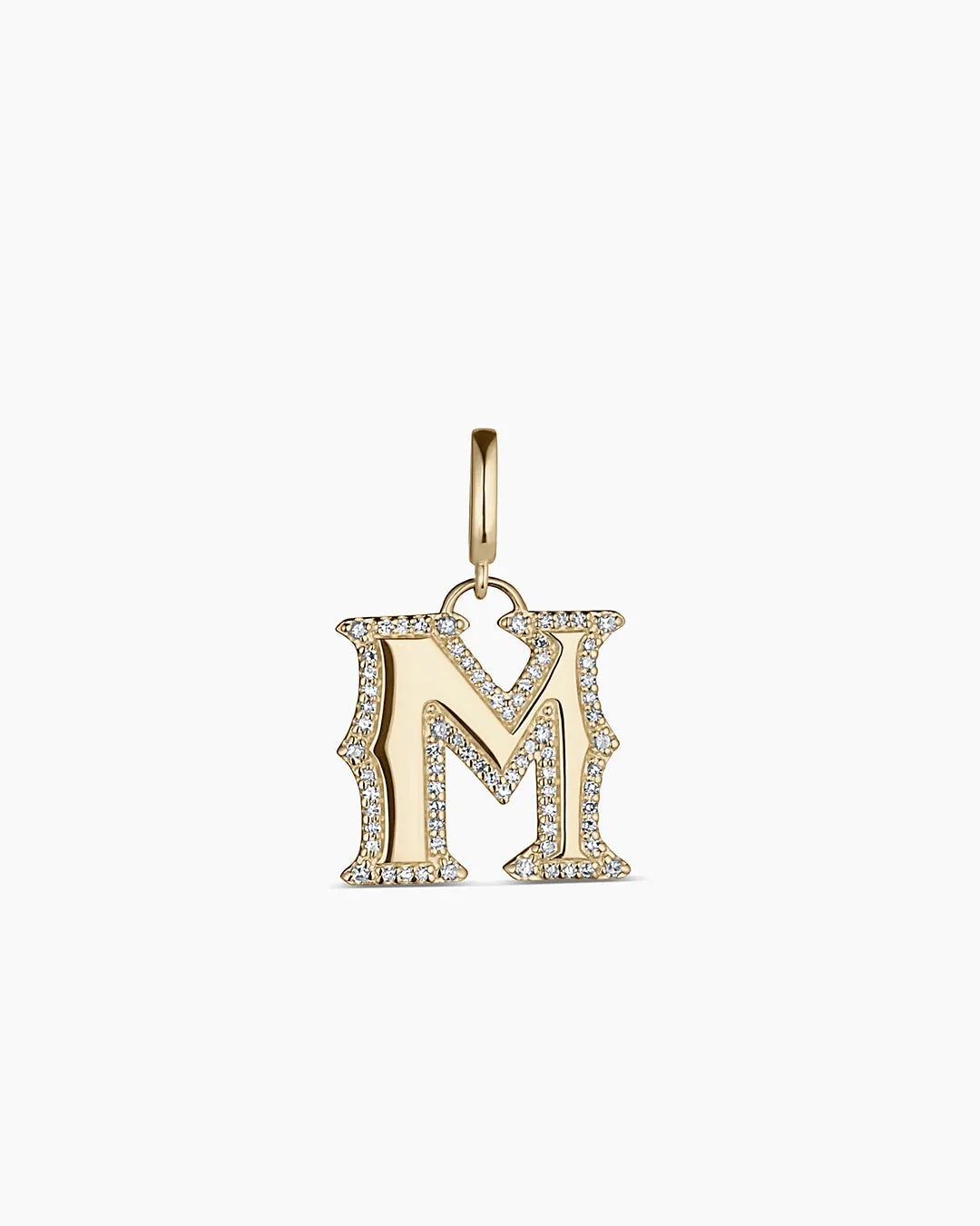 Diamond Era Alphabet Charm in 14K Gold
