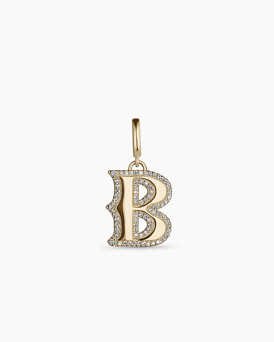 Diamond Era Alphabet Charm in 14K Gold
