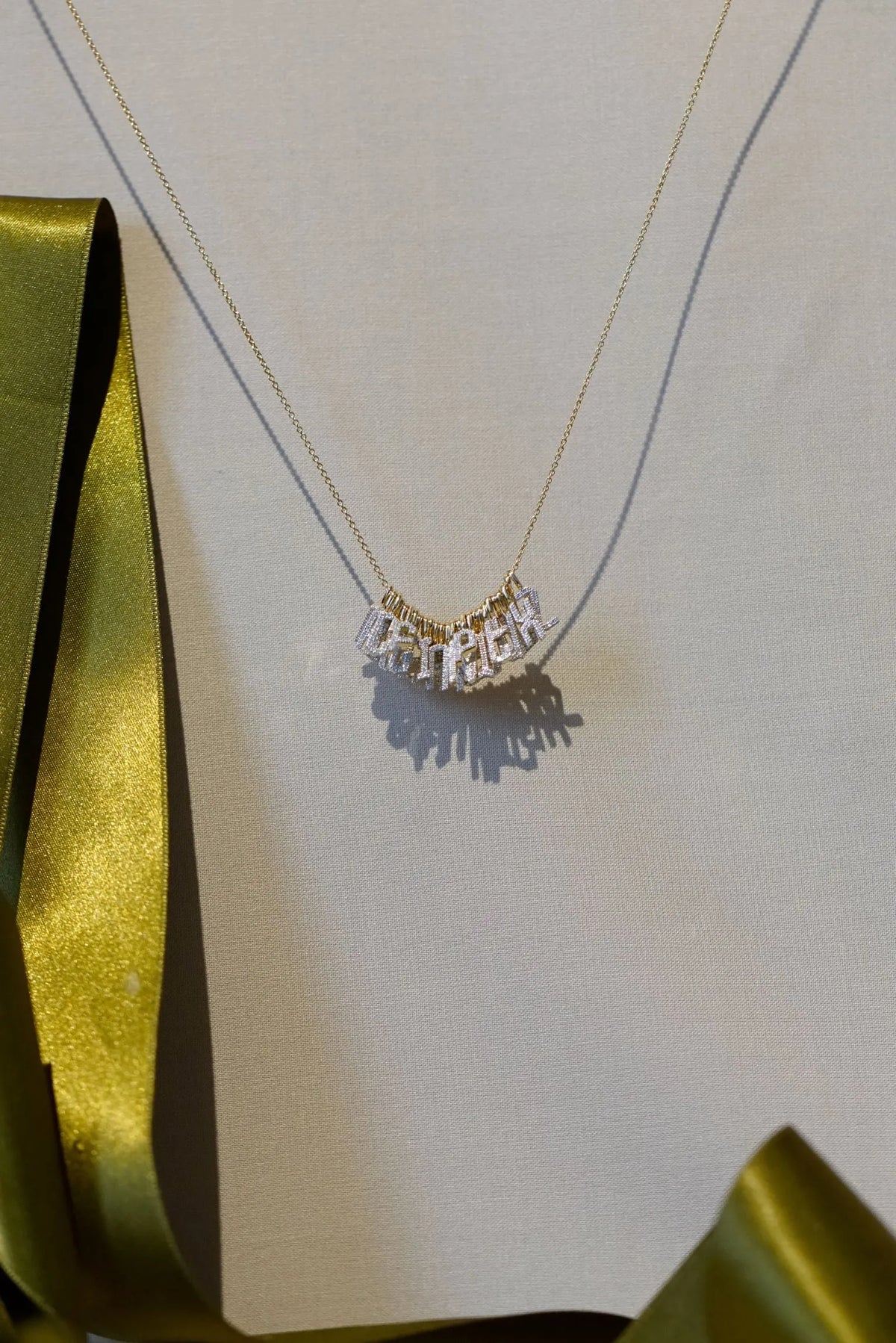 Diamond Initial Pendant