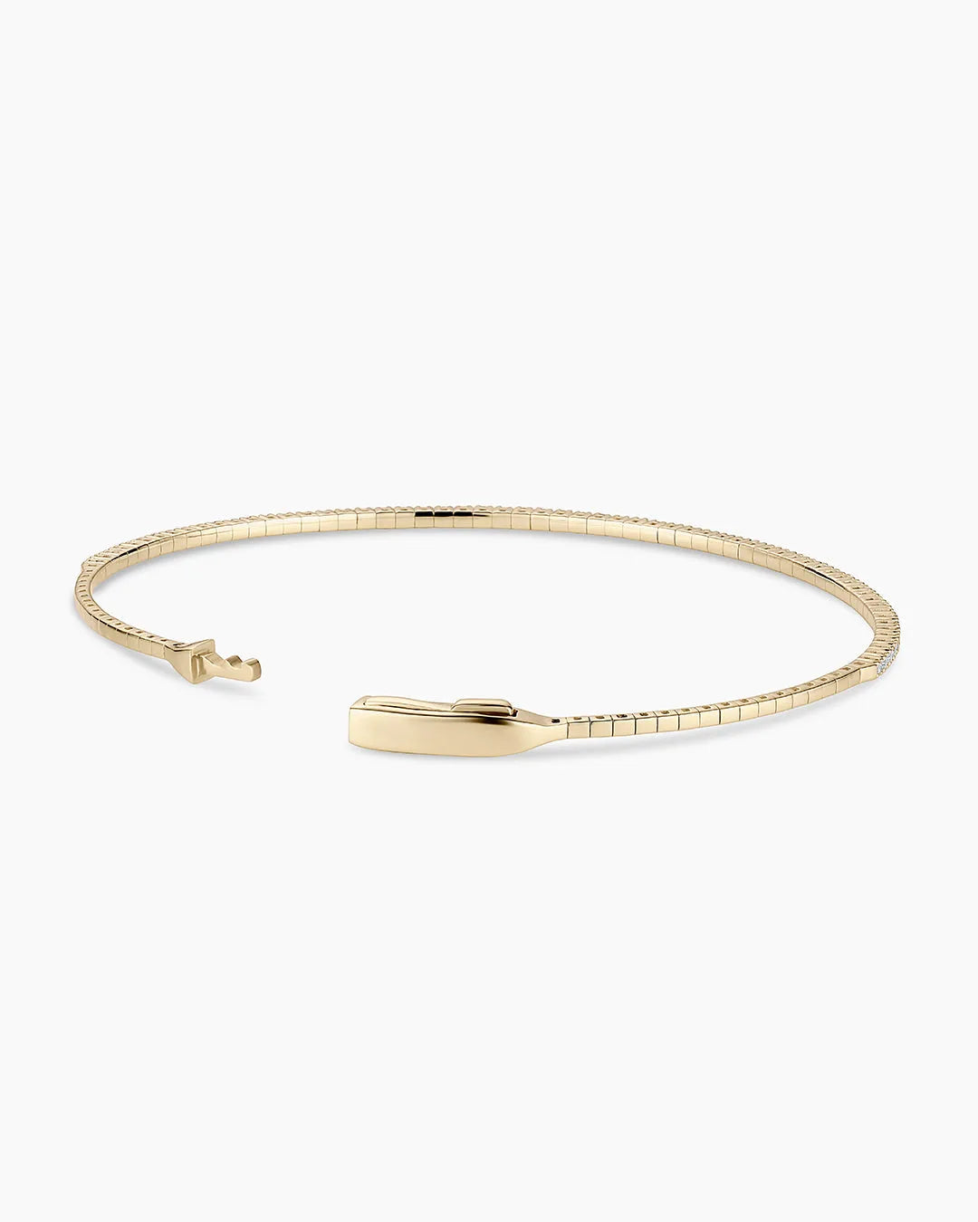 Diamond Melbourne Cuff in 14K Solid Gold