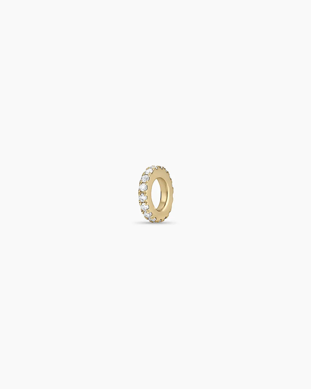 Diamond Pavé Halo Charm in 14K Gold