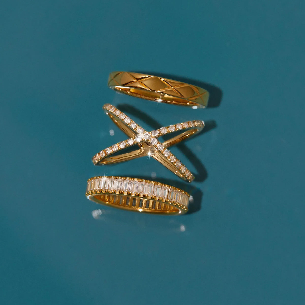 Diamond X Ring