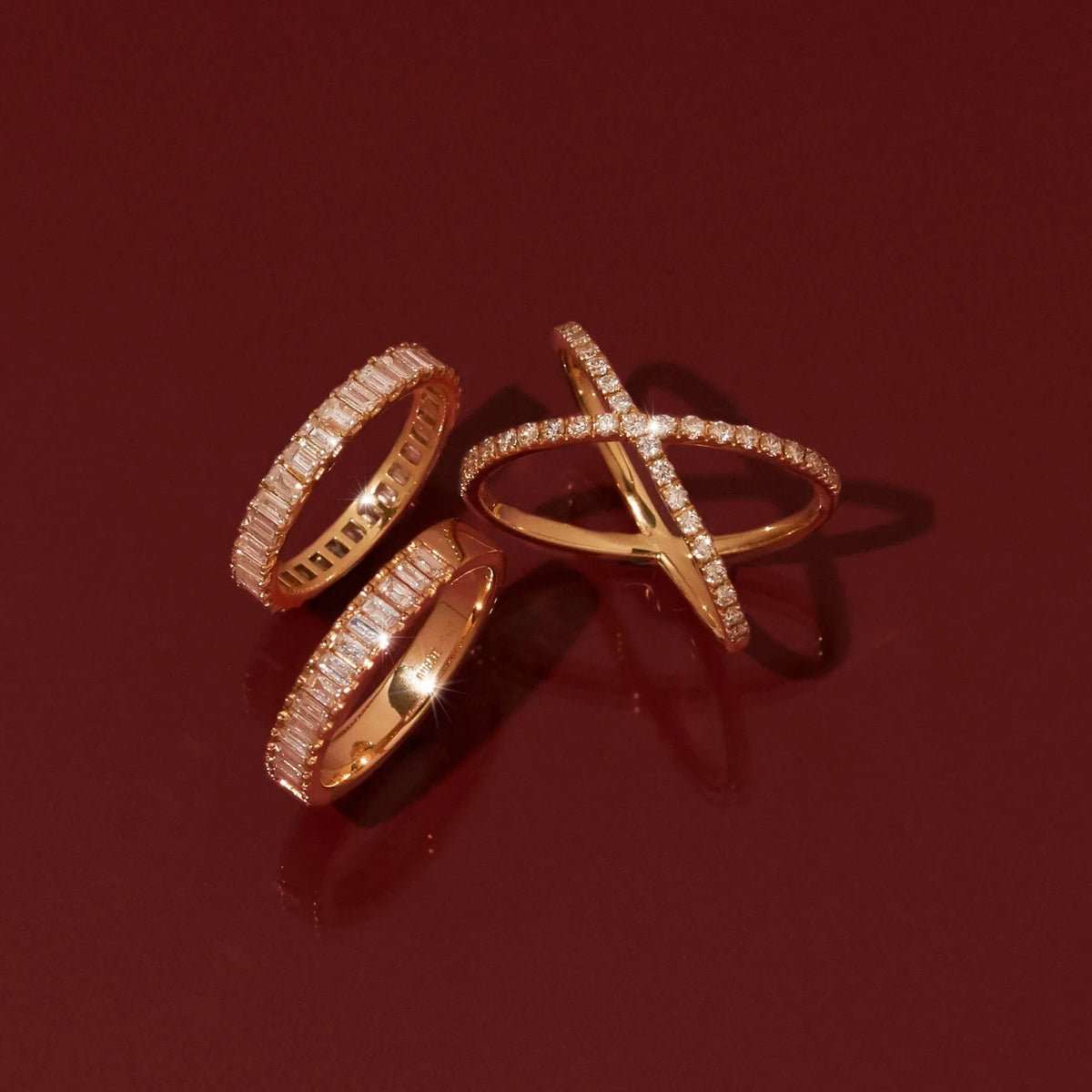 Diamond X Ring