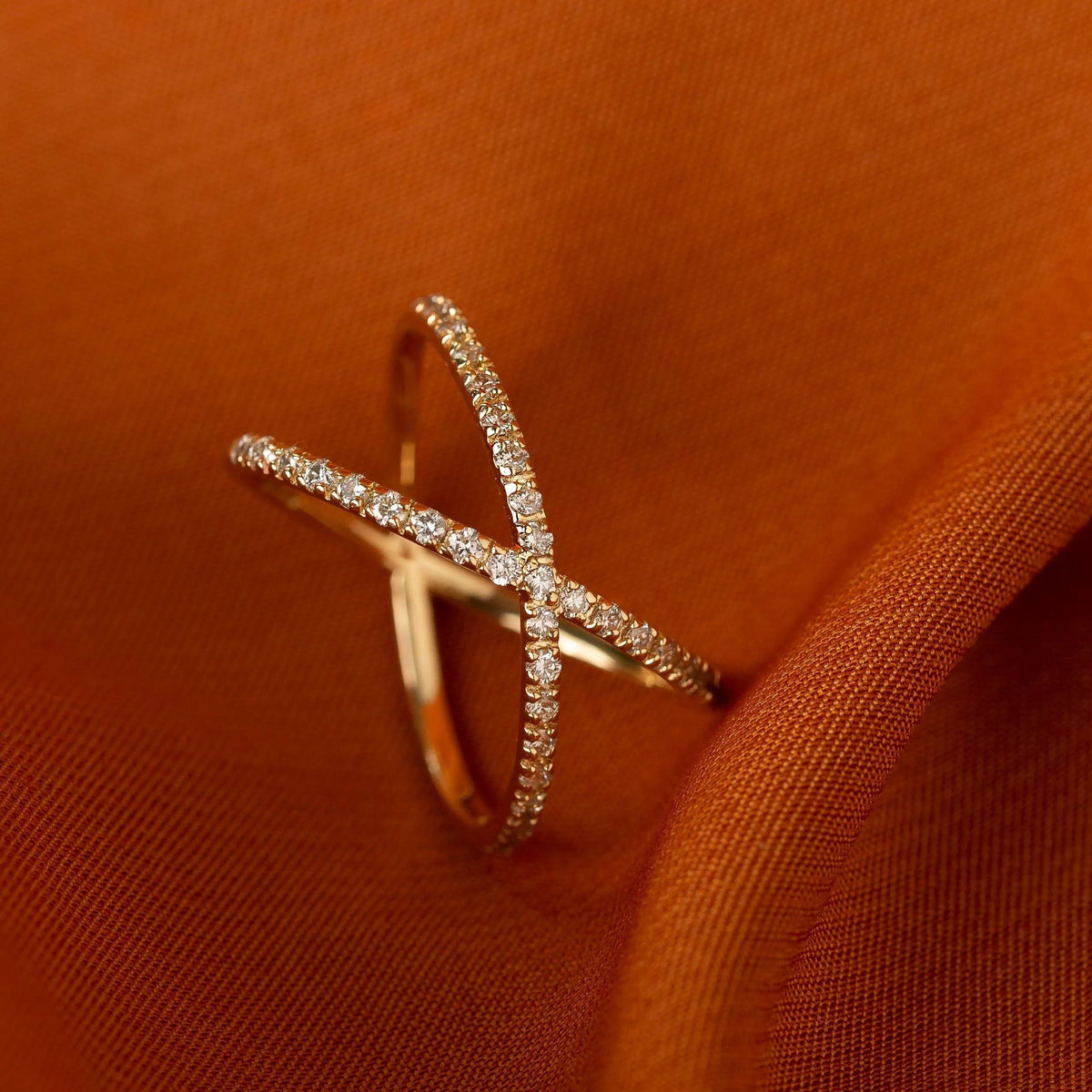 Diamond X Ring