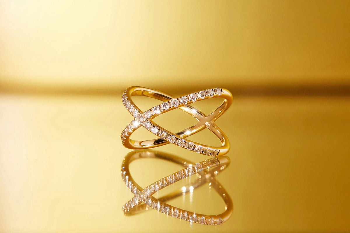 Diamond X Ring