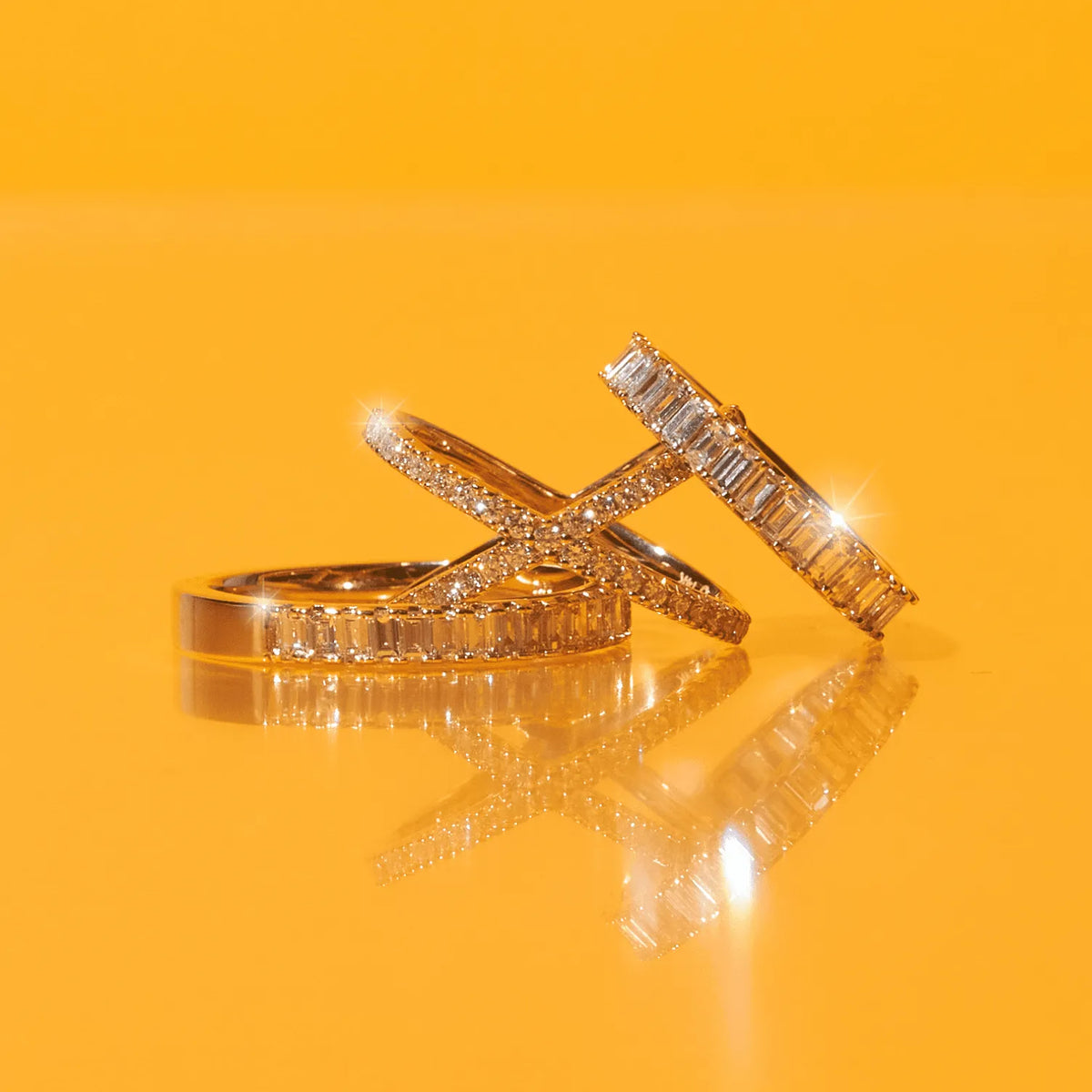 Diamond X Ring