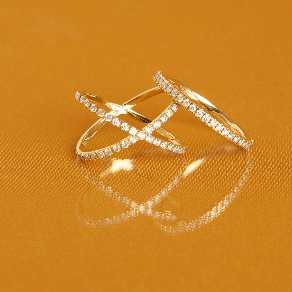 Diamond X Ring