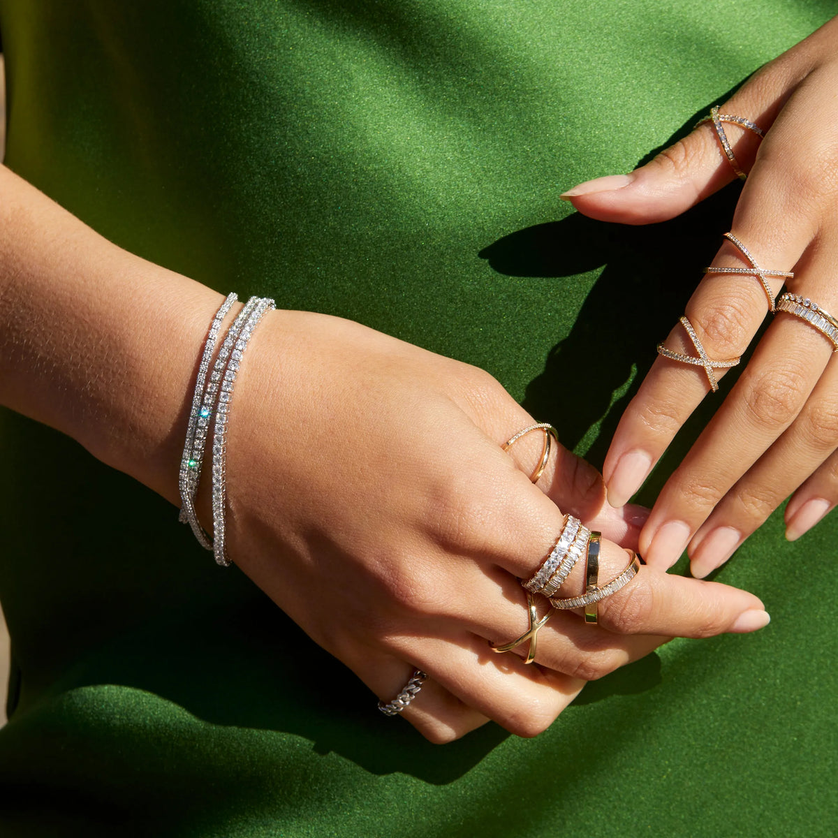 Diamond X Ring