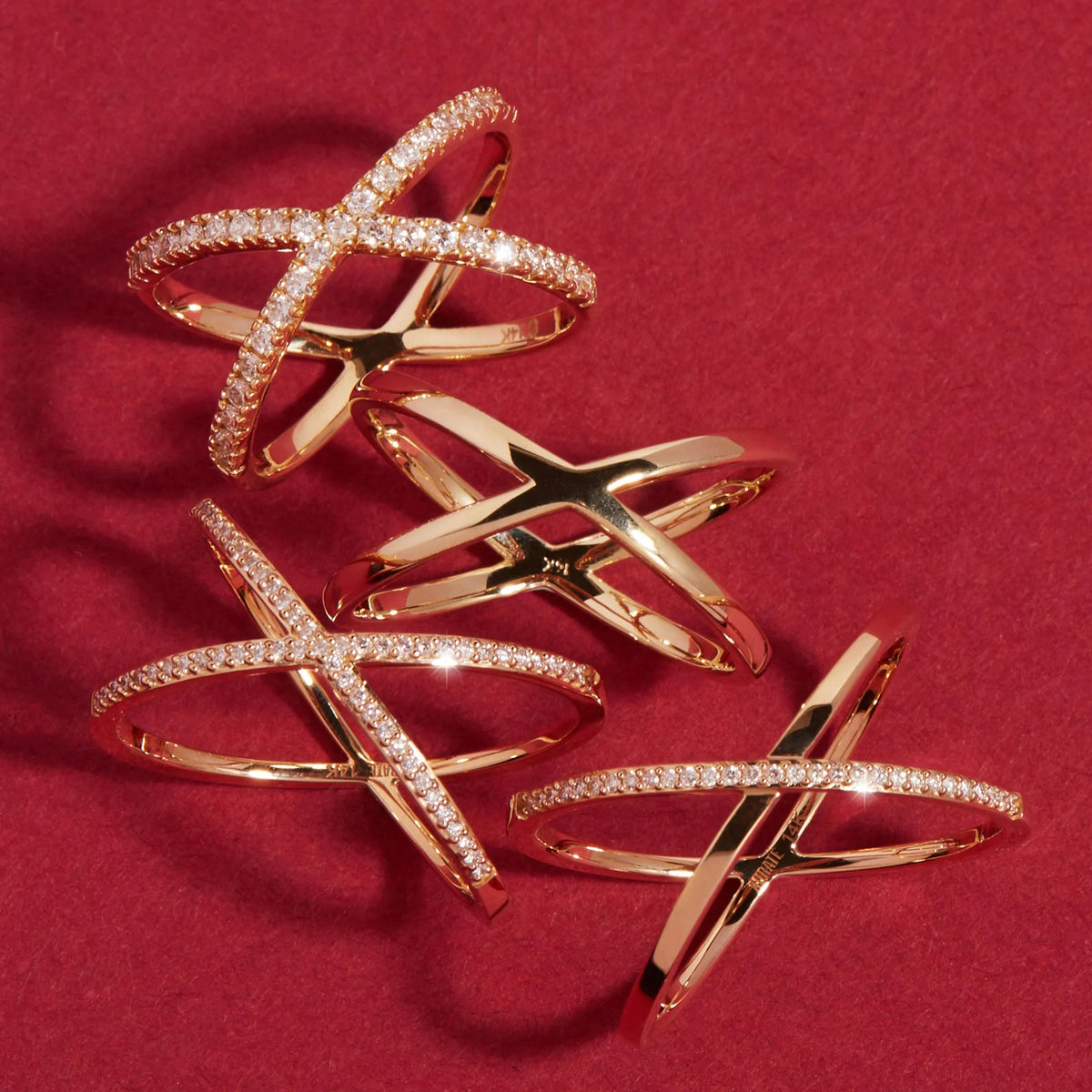 Diamond X Ring
