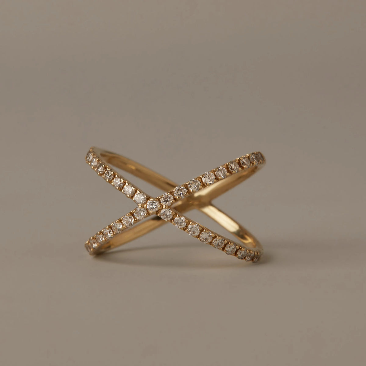 Diamond X Ring