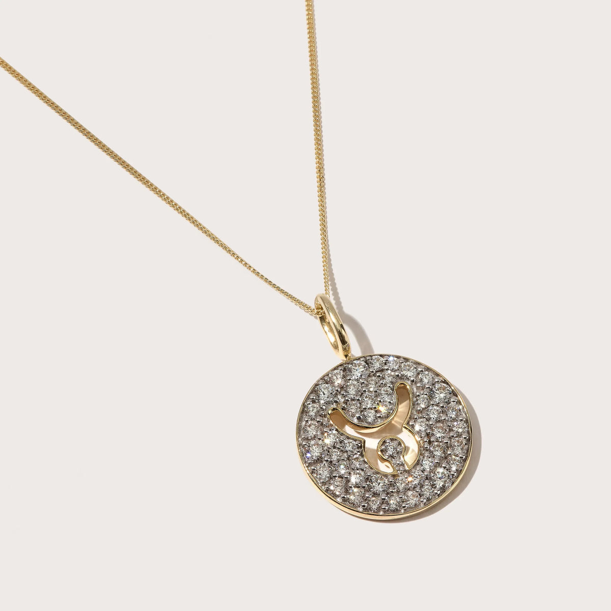 Diamond Zodiac Pendant