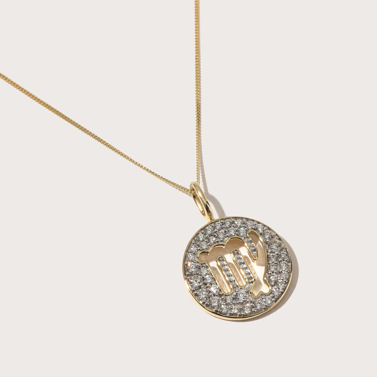 Diamond Zodiac Pendant