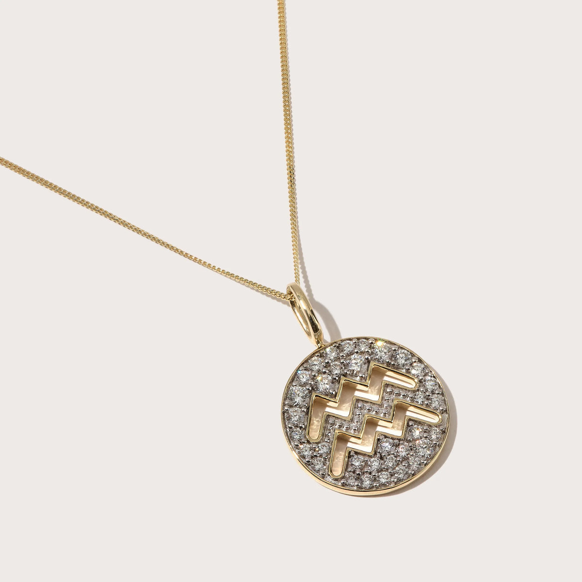 Diamond Zodiac Pendant