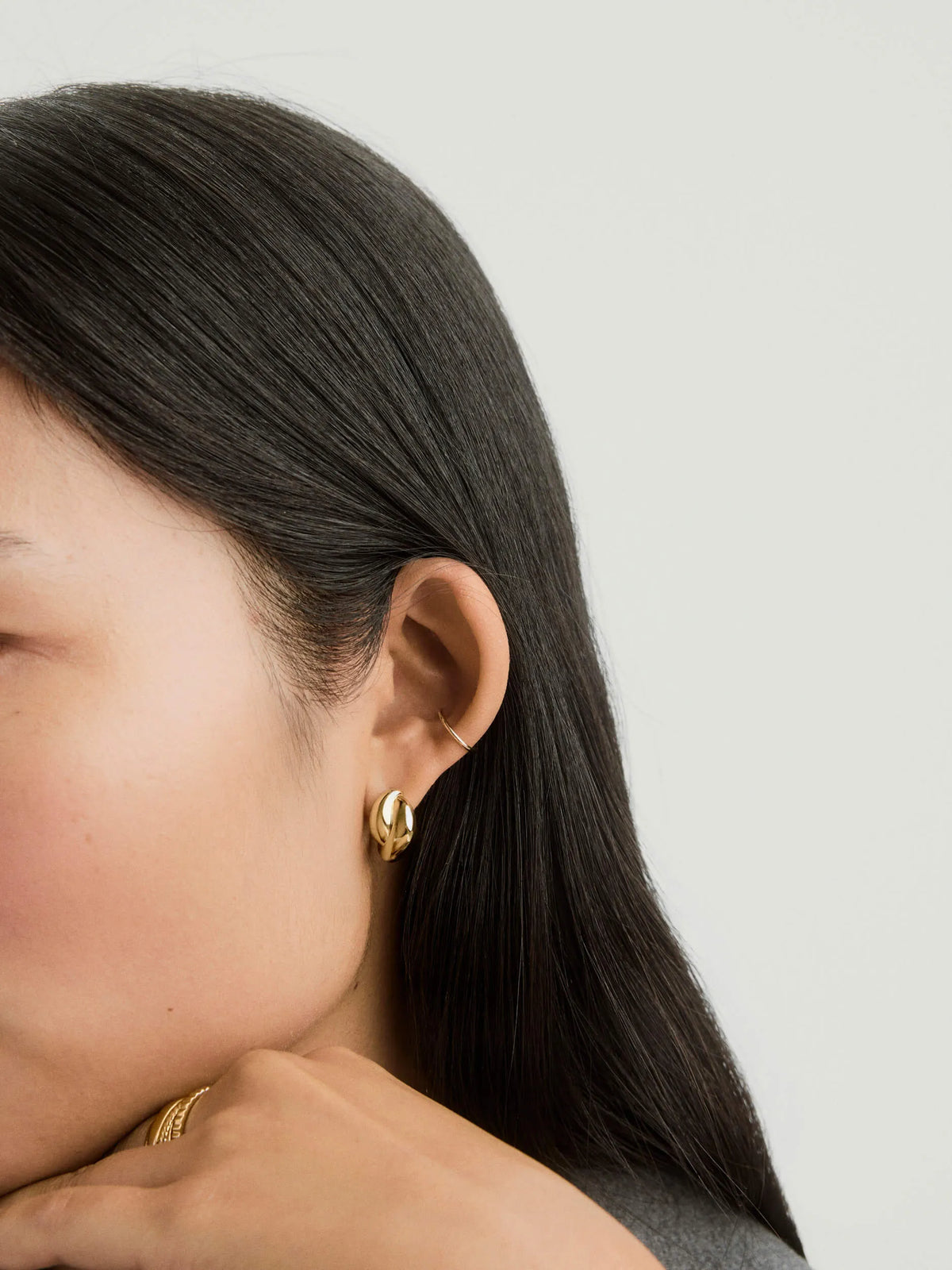 Dôme Brioche Hoop Earrings
