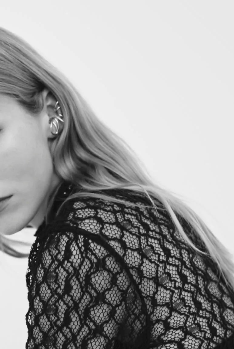 Double Ear Cuff in Sterling Silver