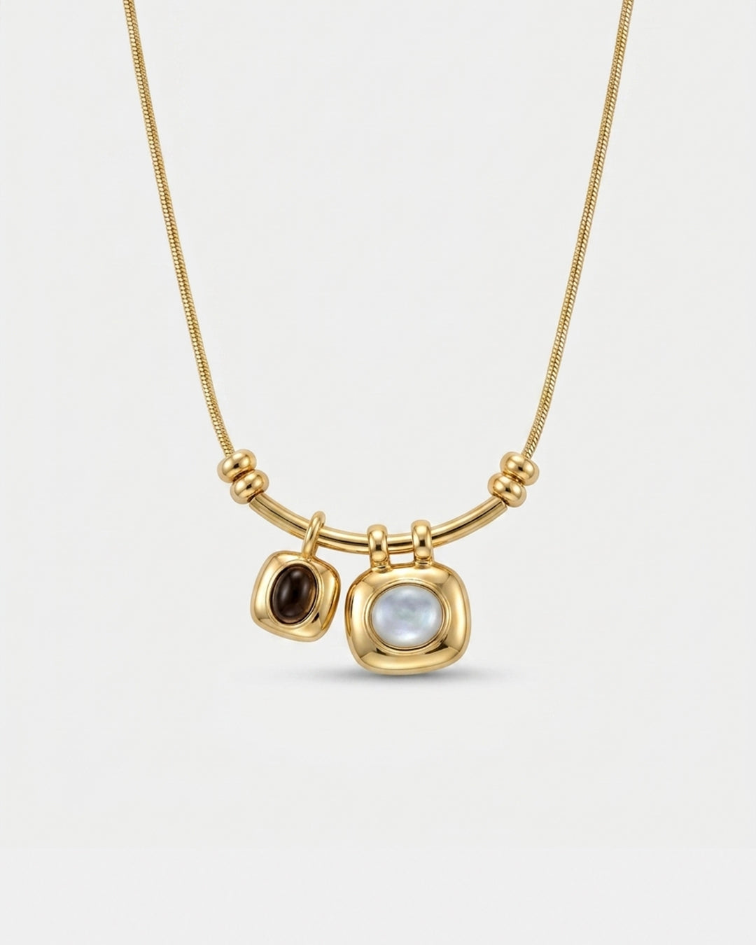 Gemstone Double Necklace