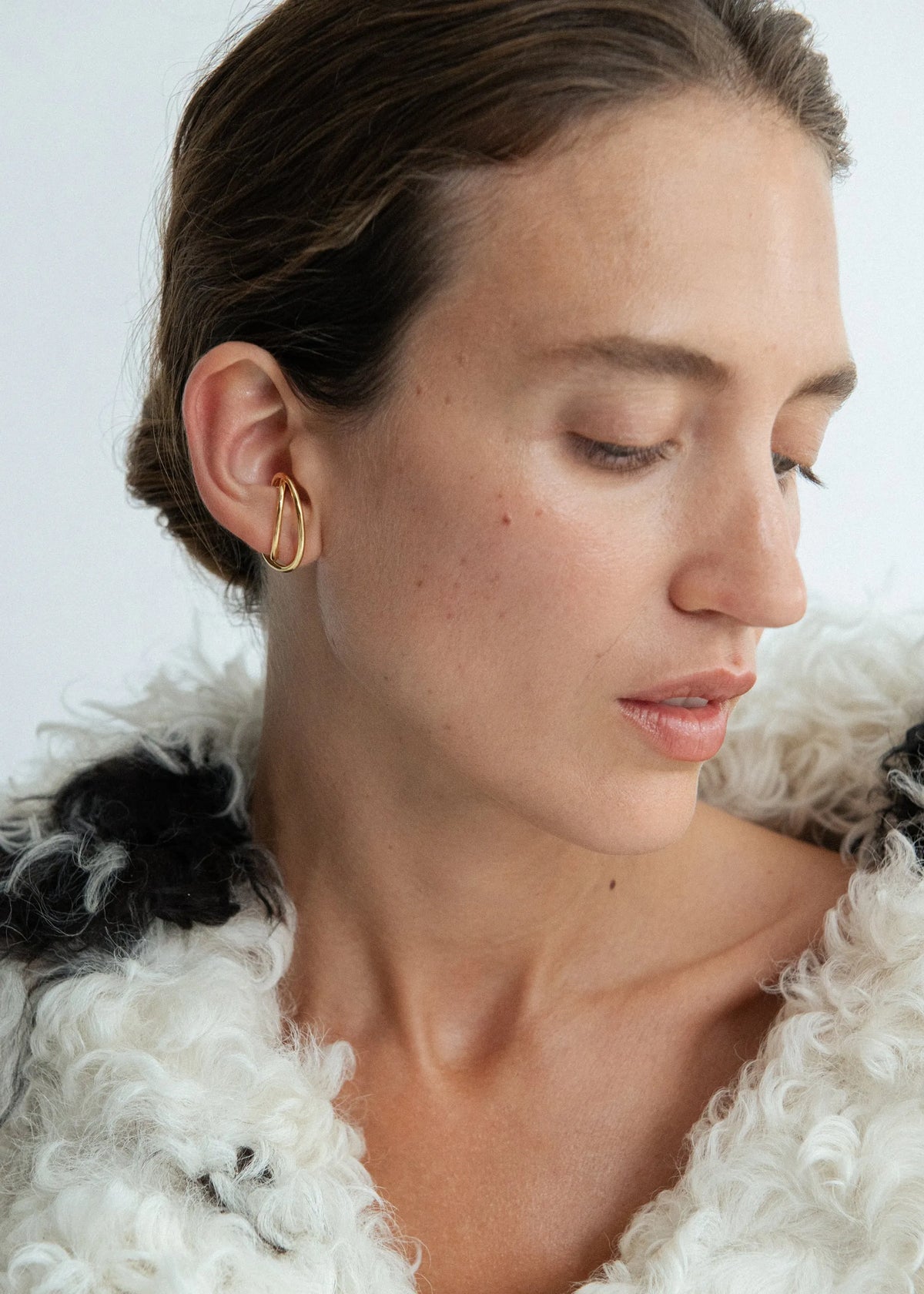 Dual Curve and Spiralis Ear Cuff Set