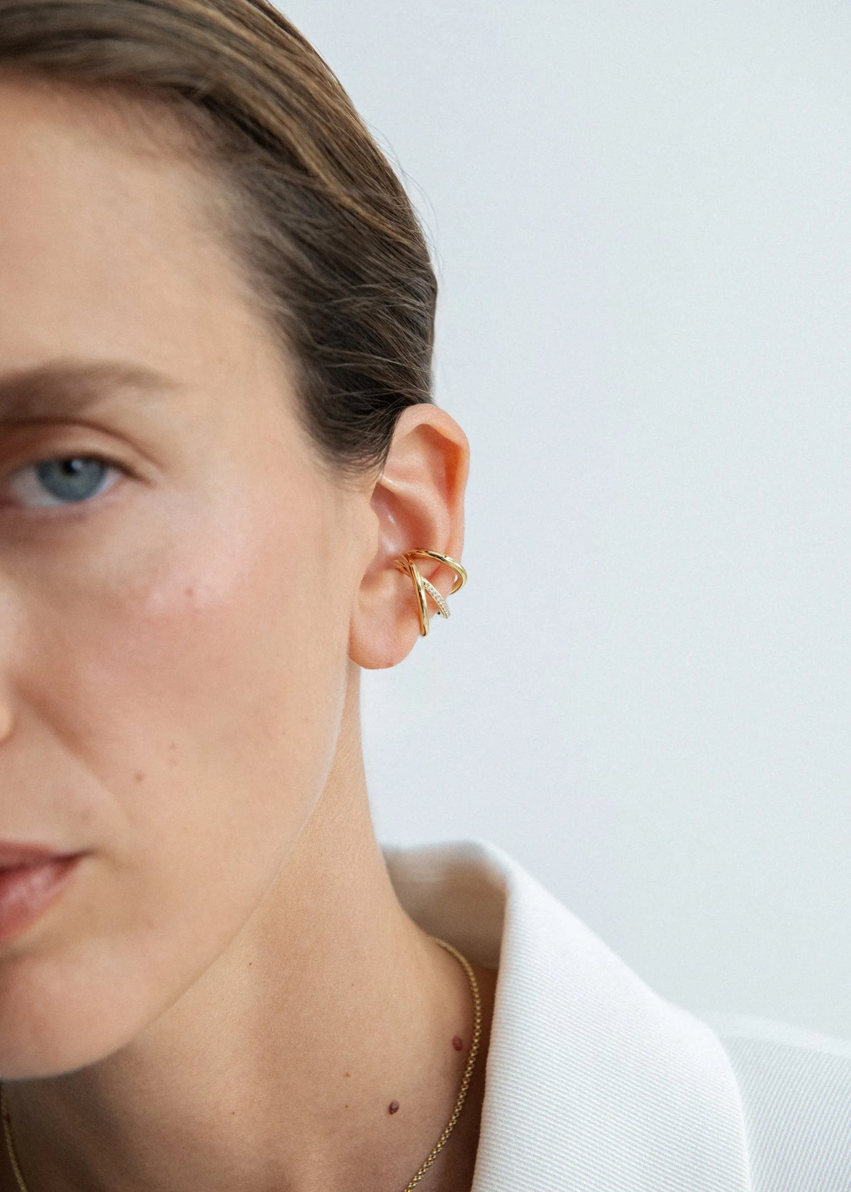 Dual Curve and Spiralis Ear Cuff Set