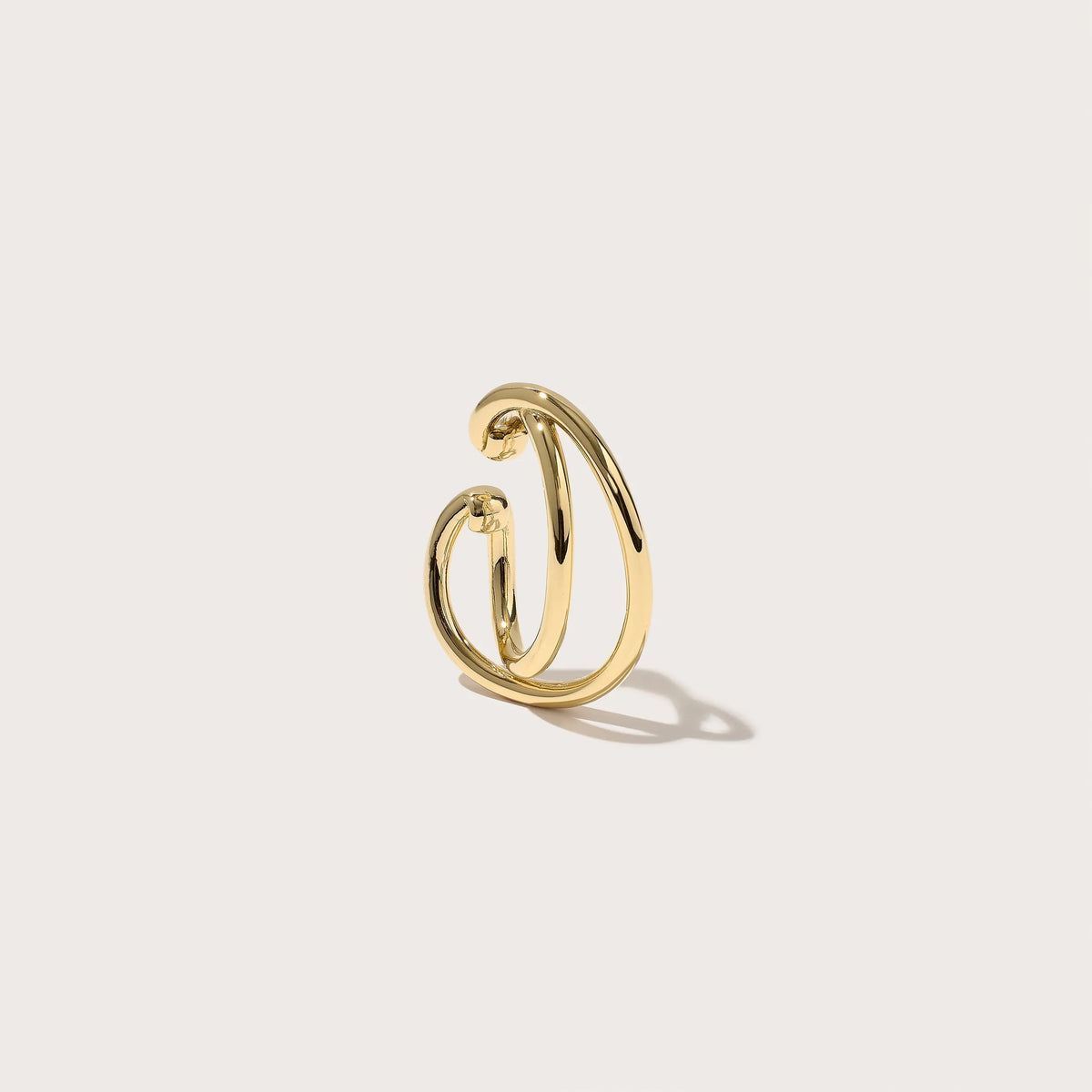 Dual Curve and Spiralis Ear Cuff Set