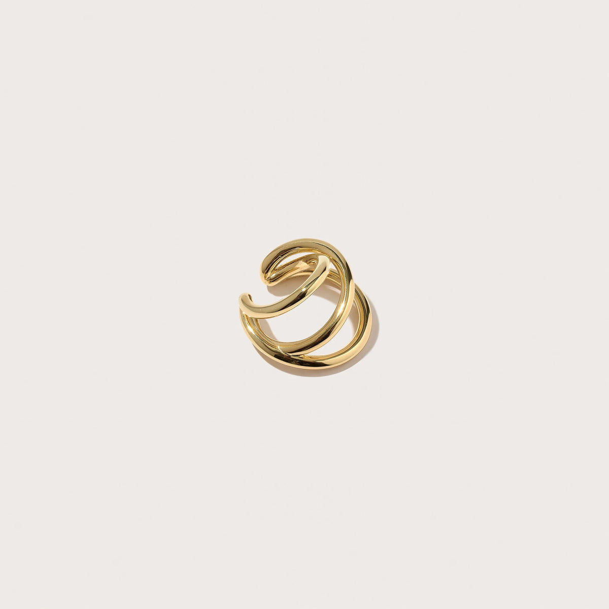 Dual Curve and Spiralis Ear Cuff Set