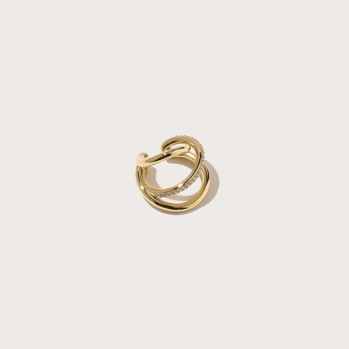 Dual Curve and Spiralis Ear Cuff Set