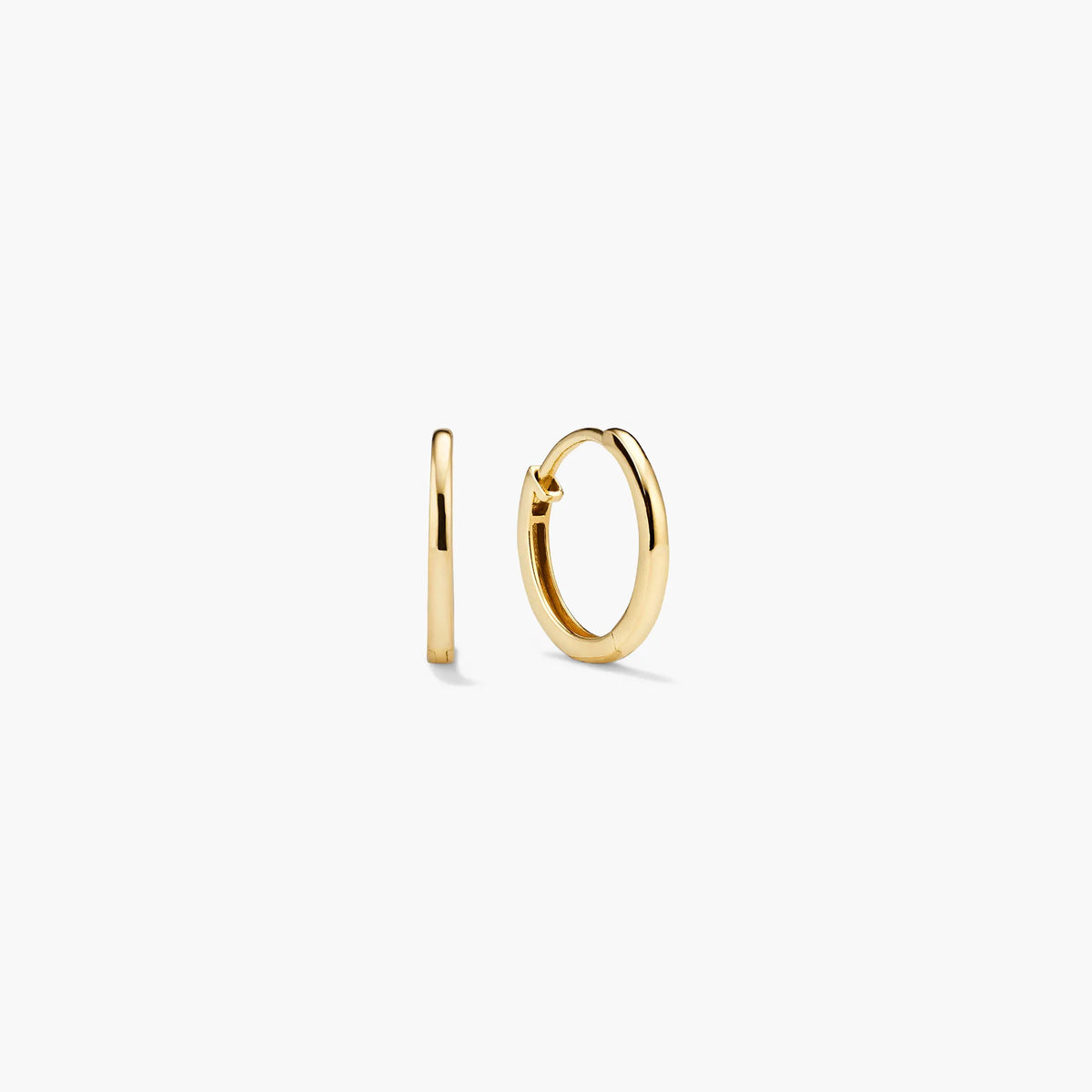 Easy Huggie Hoop Earrings
